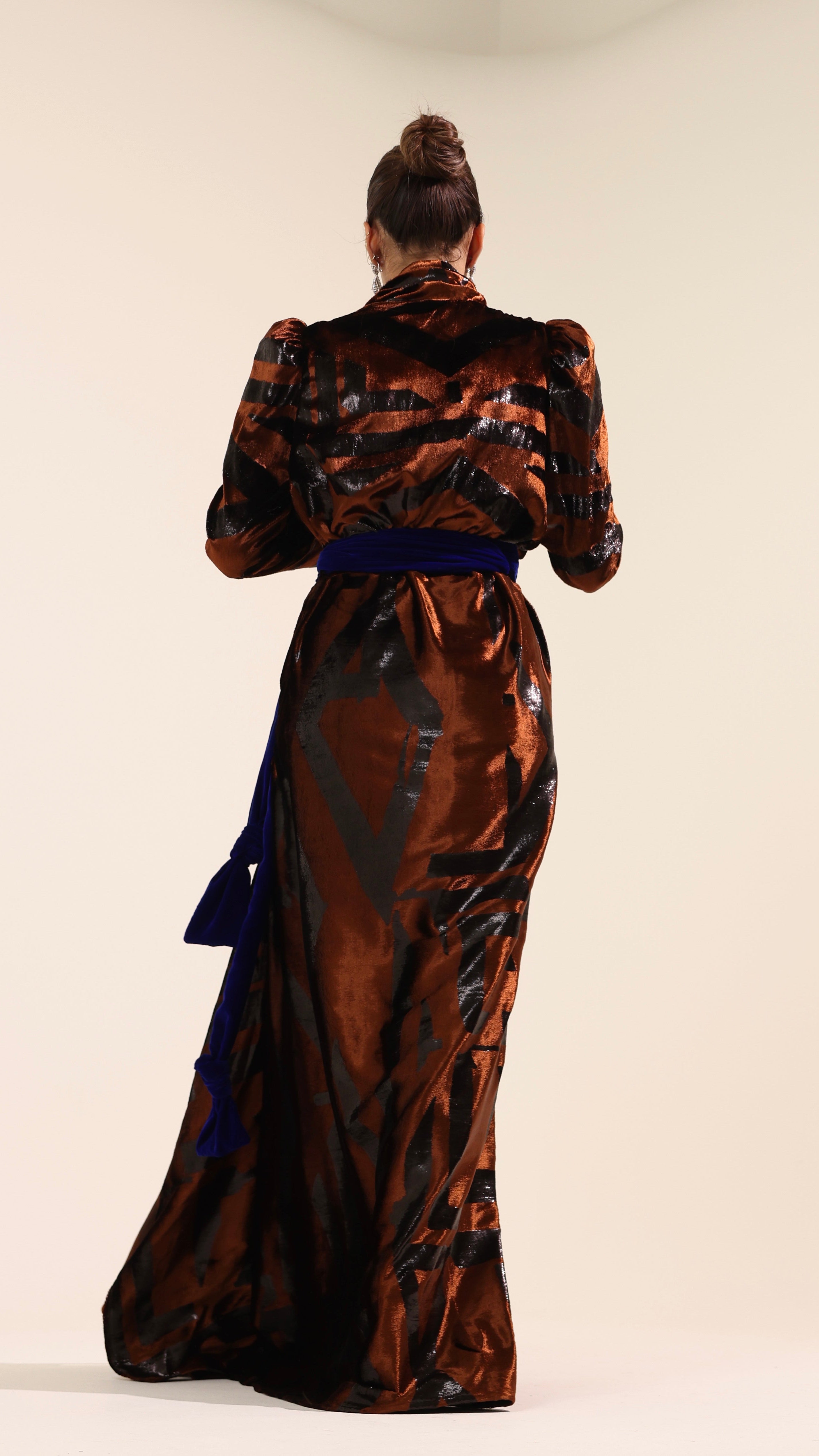 The Cobalt Muse Evening Dress