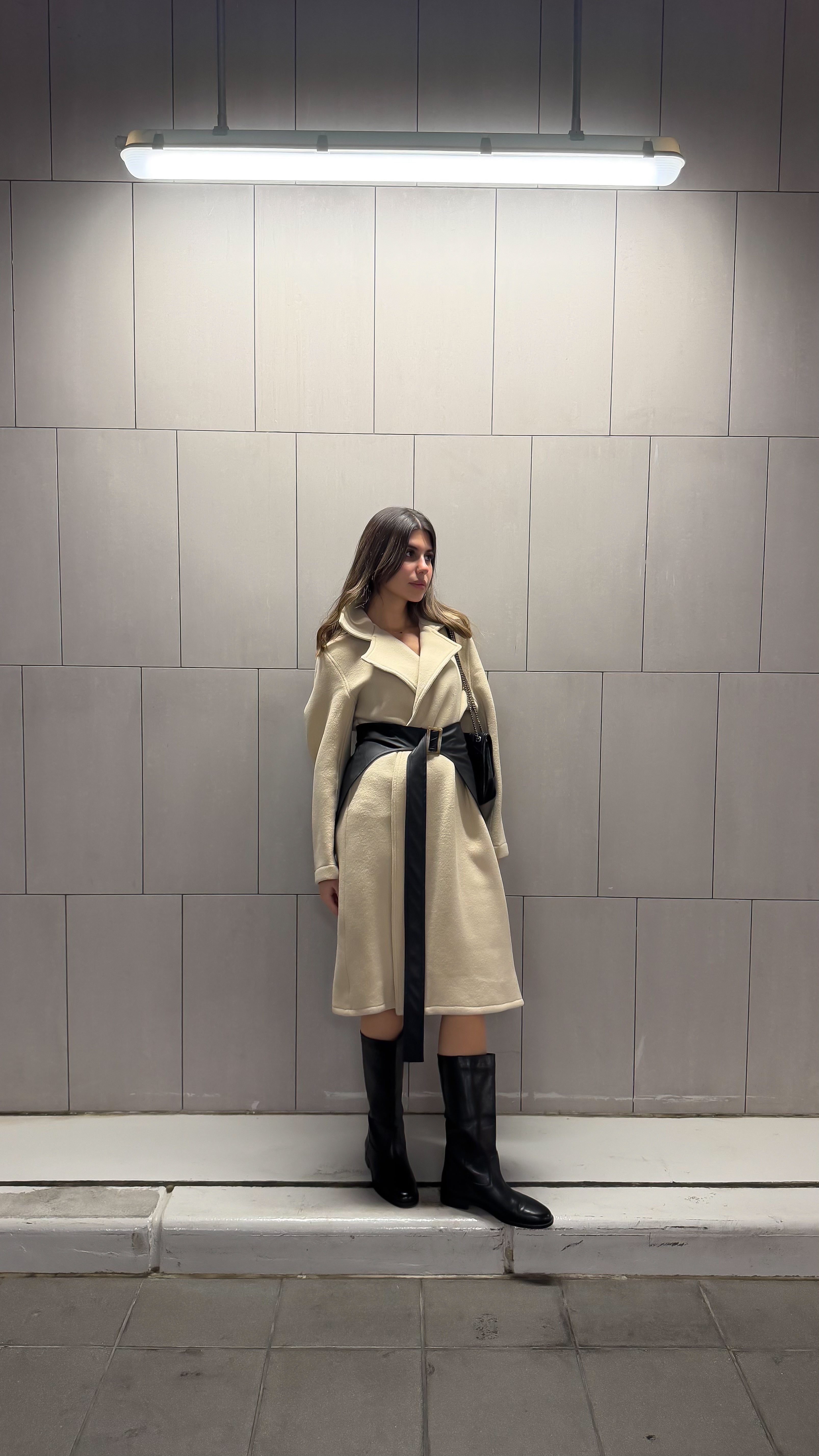 Mate by Code8 The Axis Belted Trench