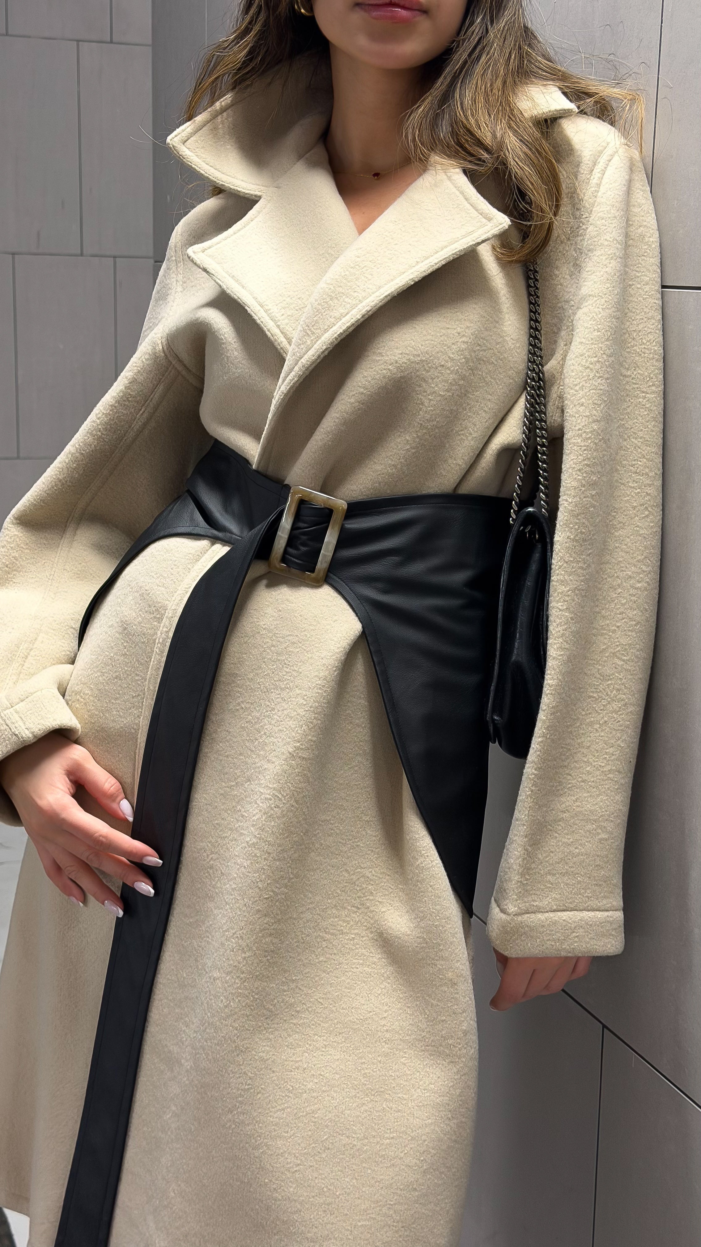 Mate by Code8 The Axis Belted Trench