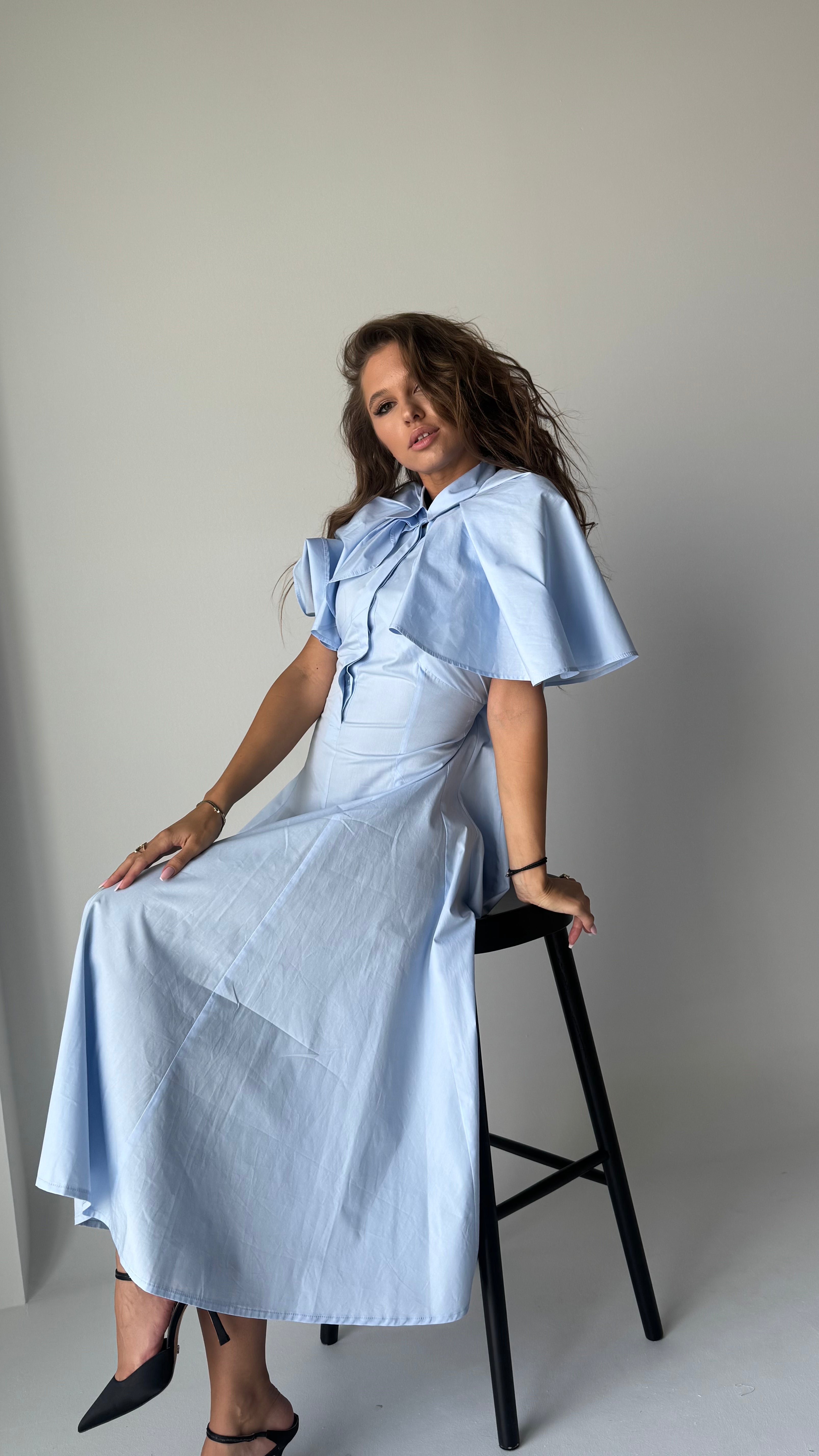 Mate by Code8 Wing - Shoulder Midi Dress