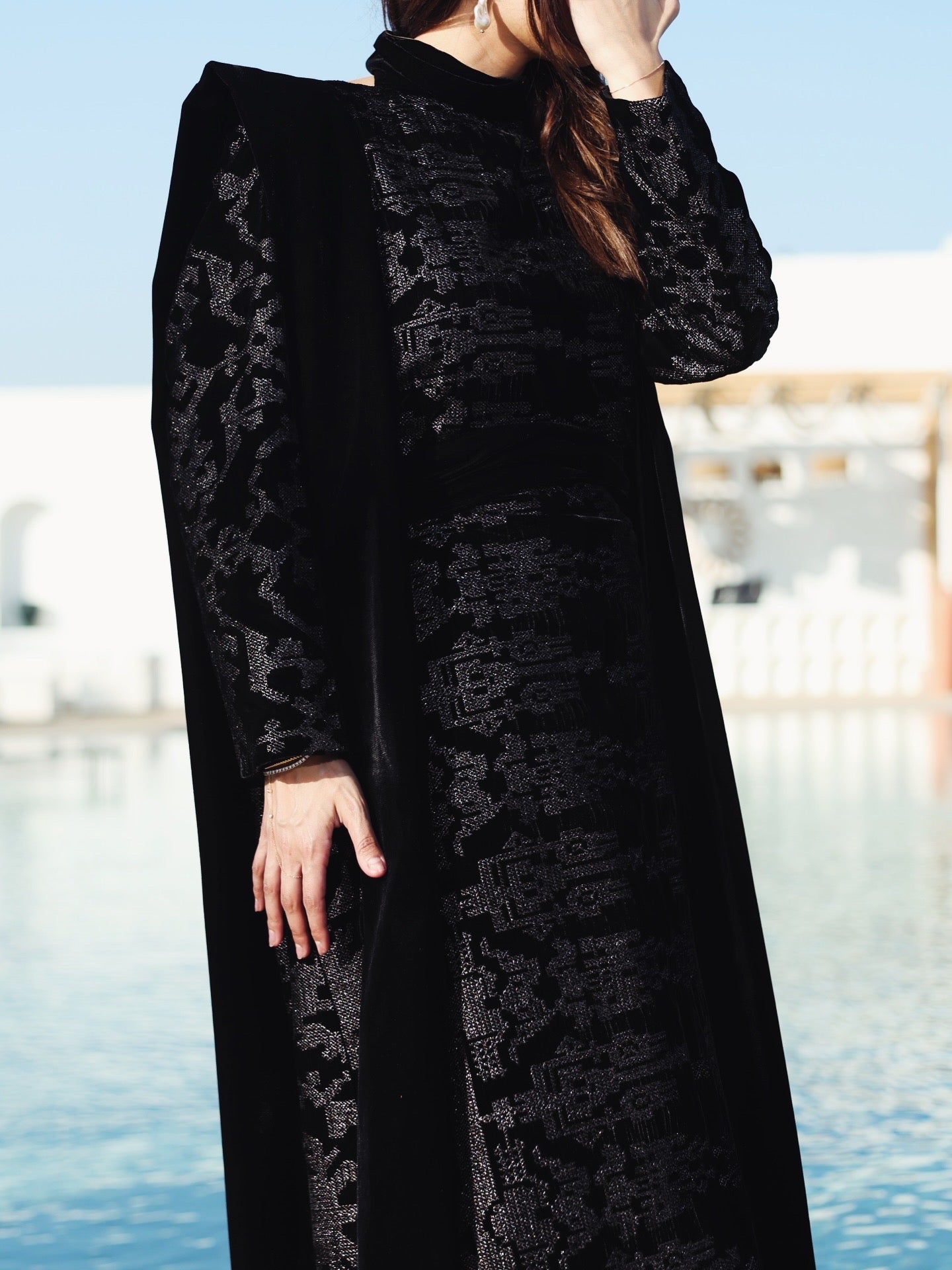 The Structured Shoulder Kaftan