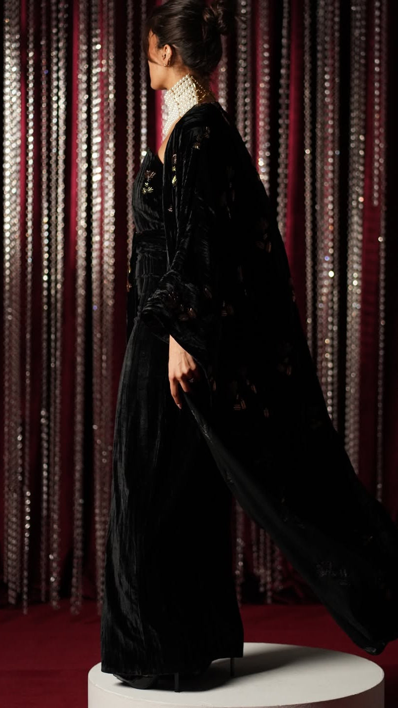 The Black Amber Set Kaftan