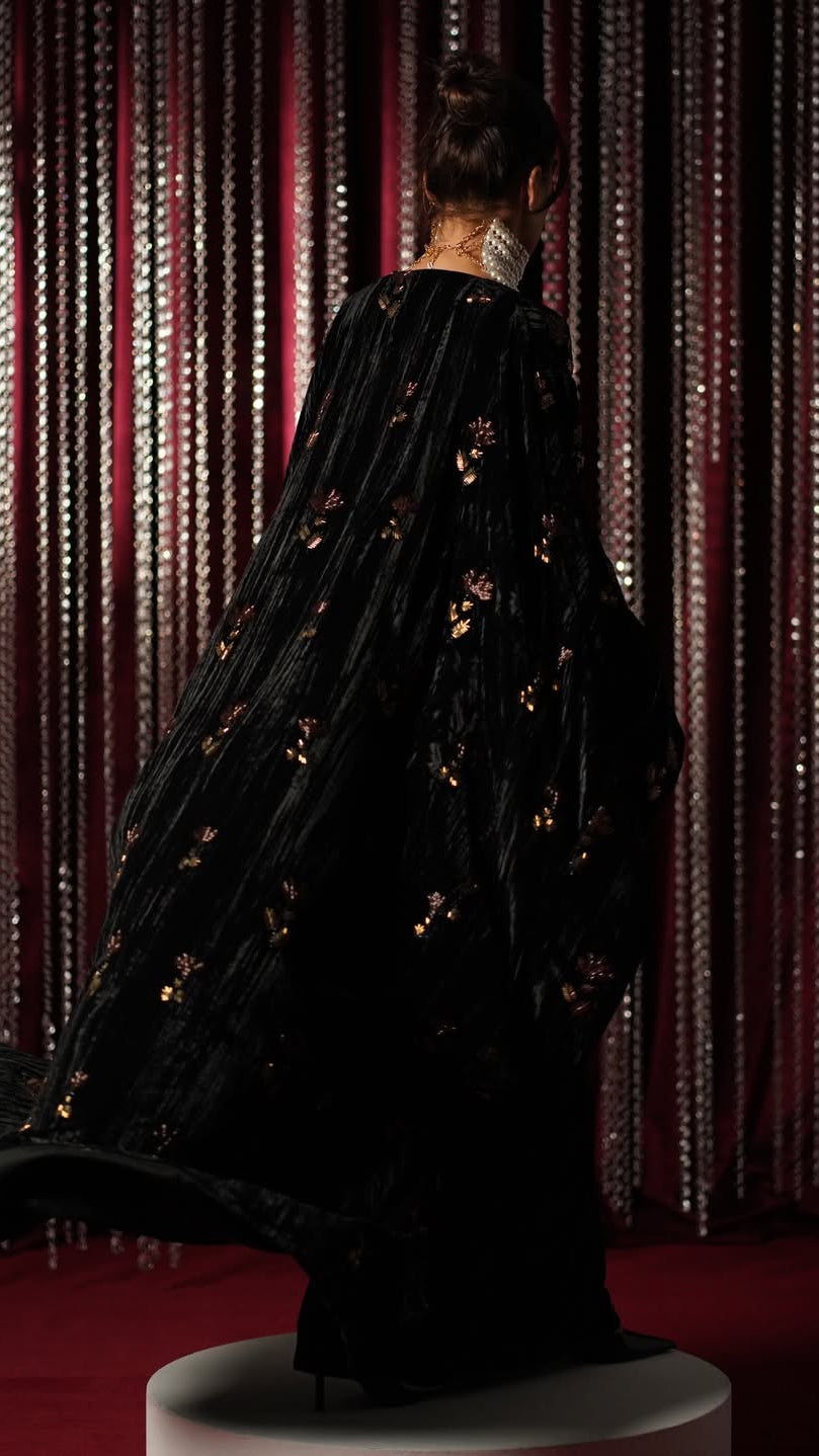 The Black Amber Set Kaftan