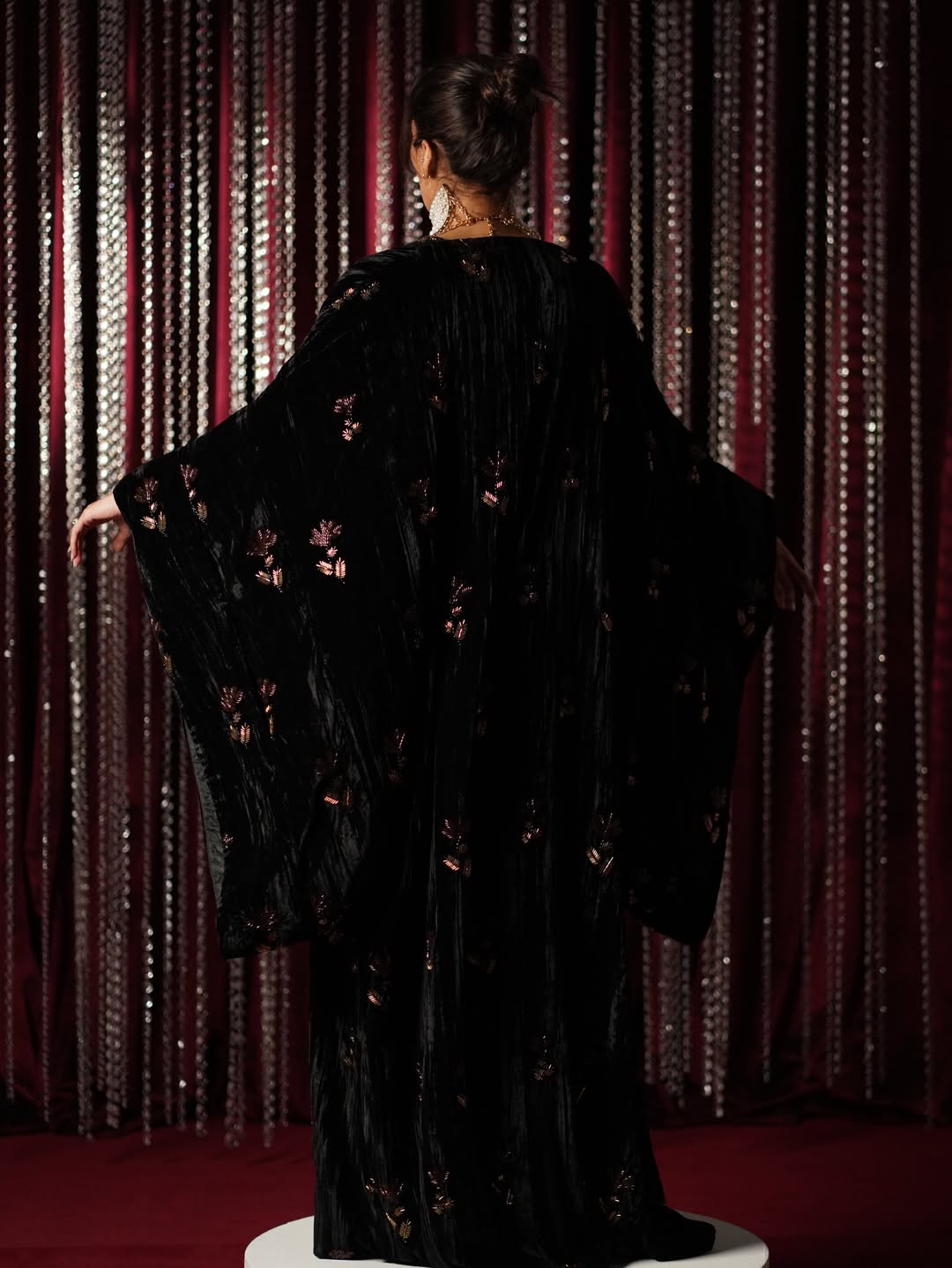 The Black Amber Set Kaftan