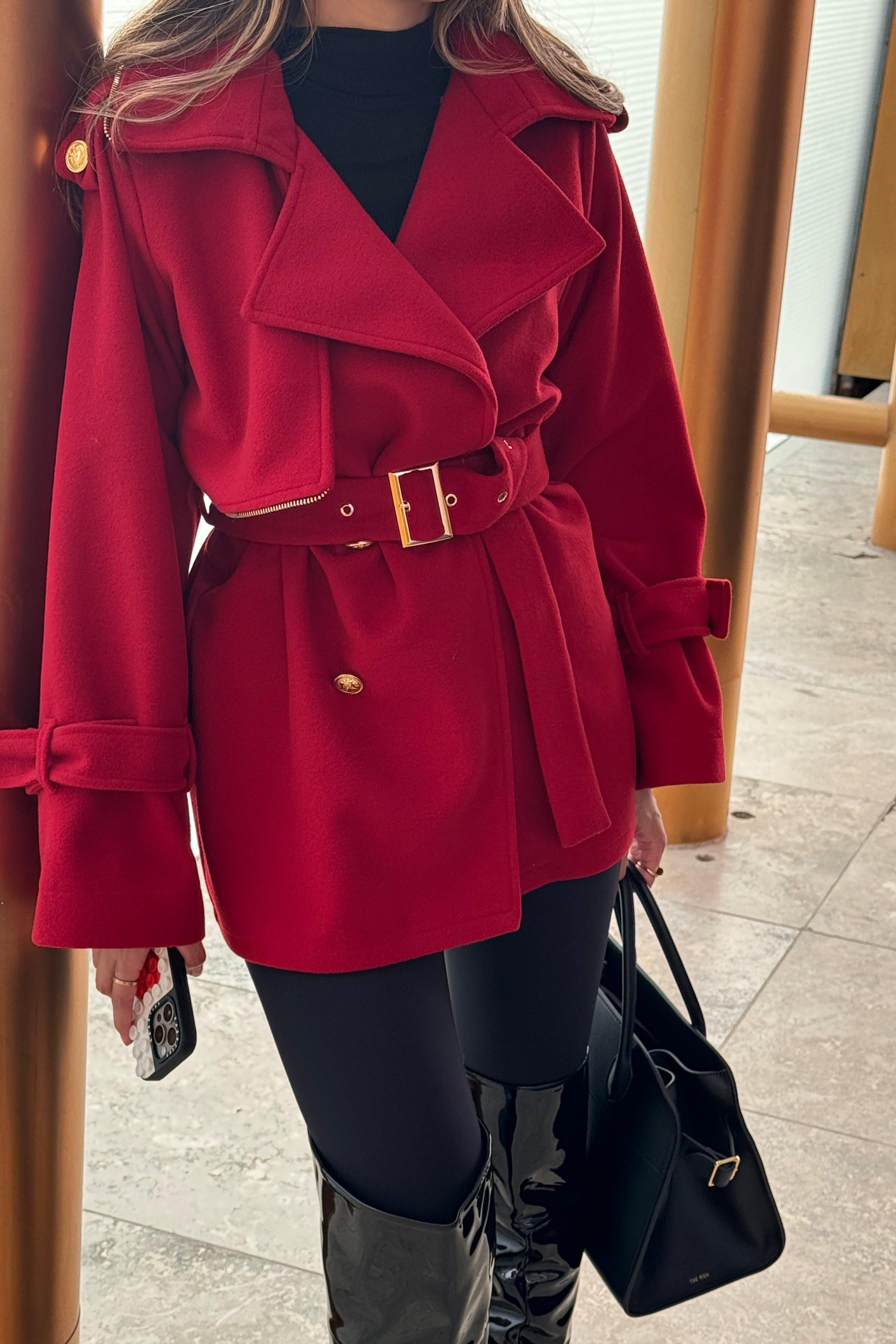 Detailed Winter Short Jacket