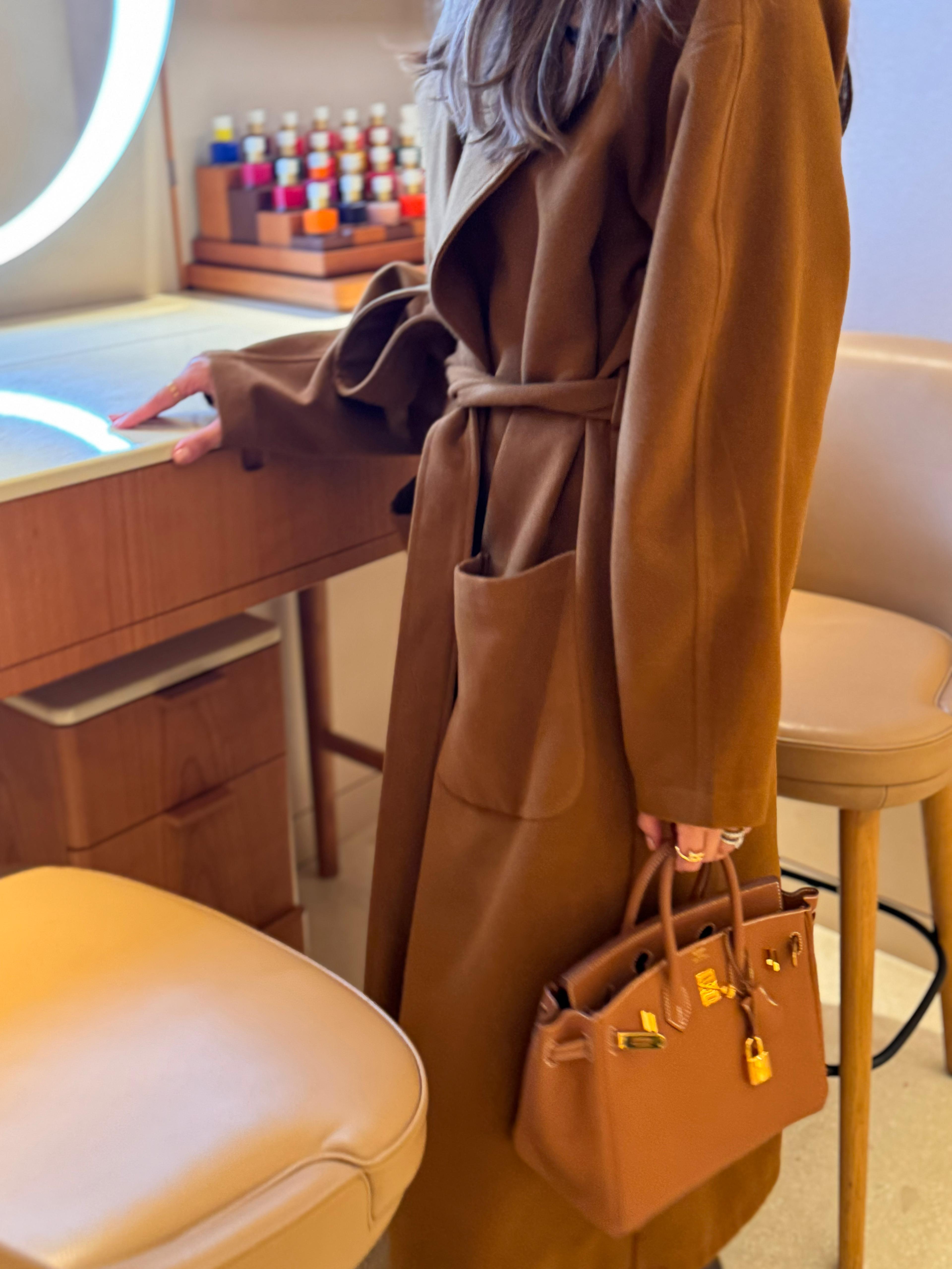 Detailed Belted Coat