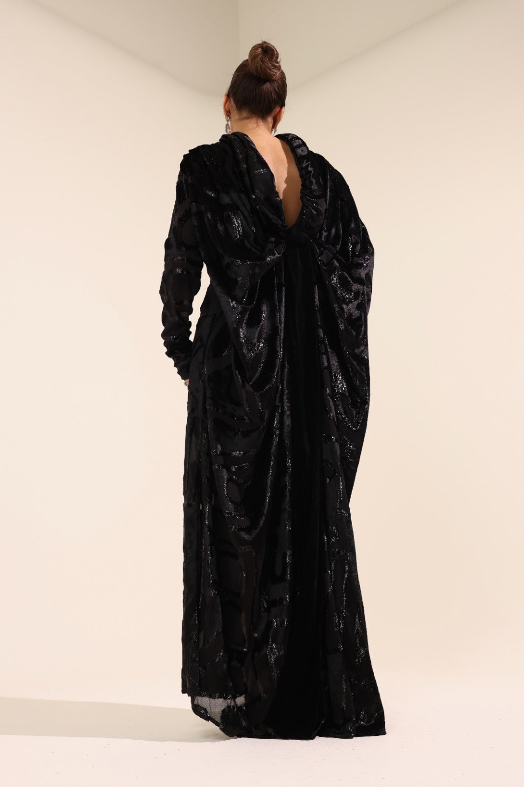 The Belted Velvet Eclipse Dress