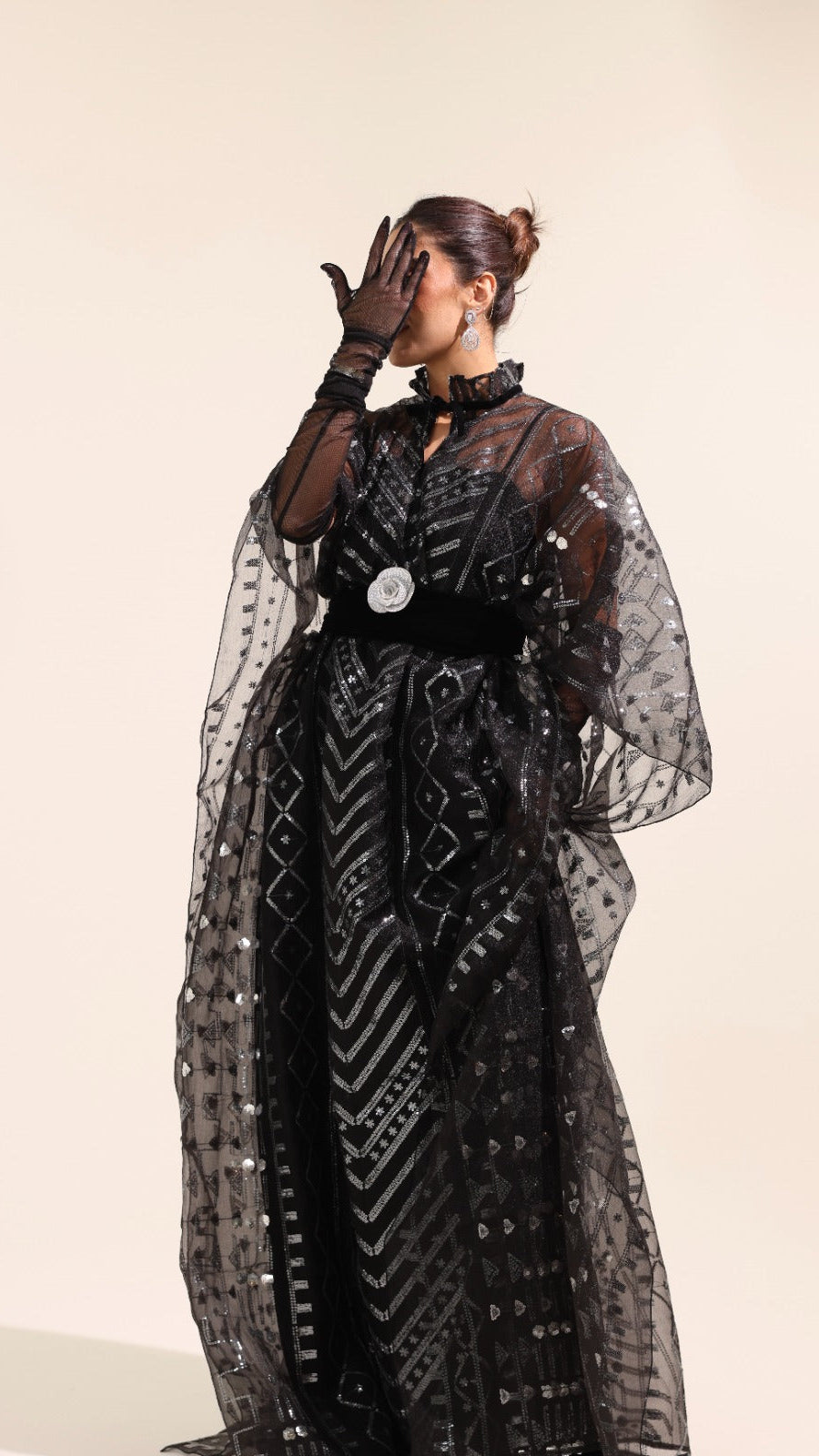 The Midnight Cipher Dress