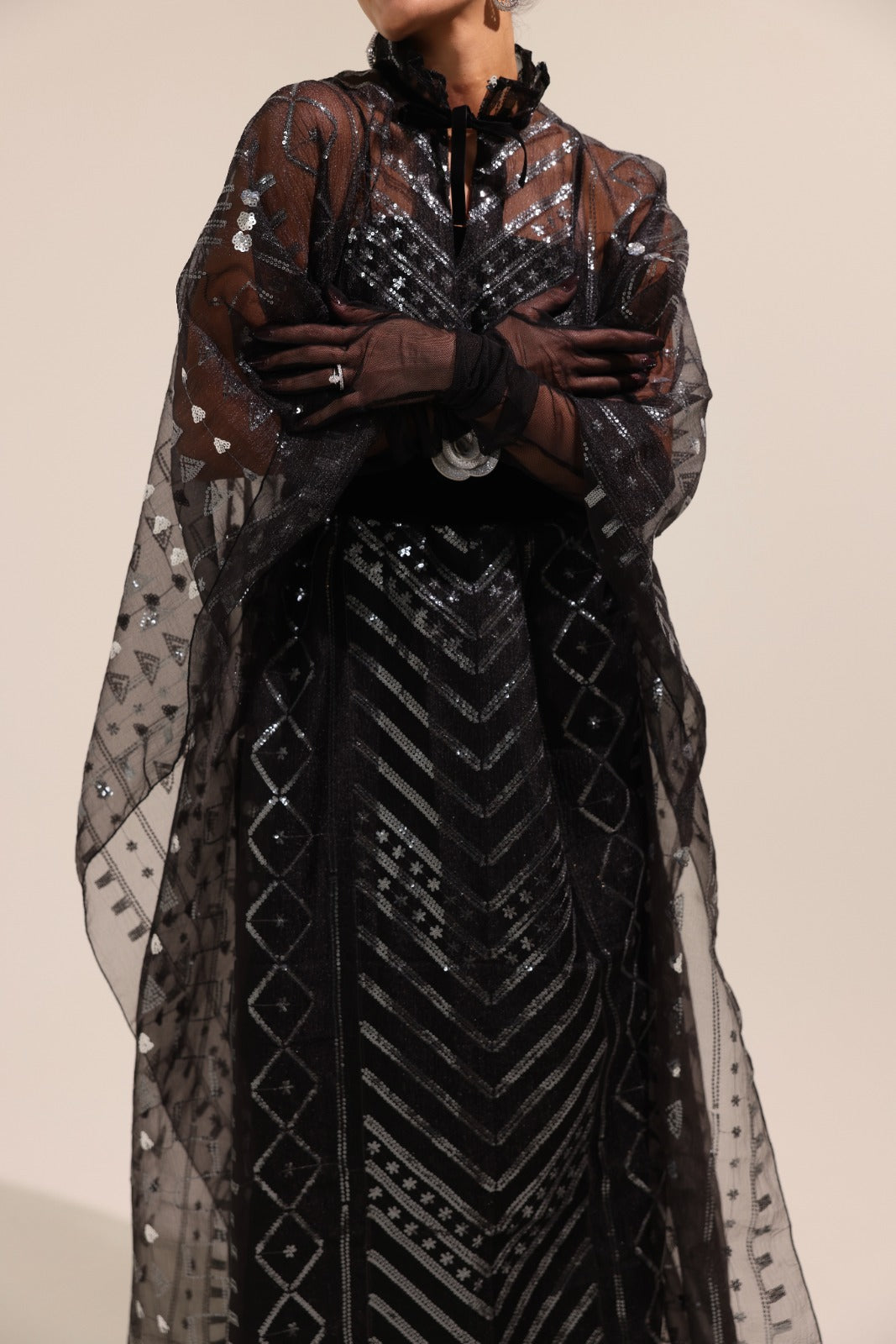 The Midnight Cipher Dress