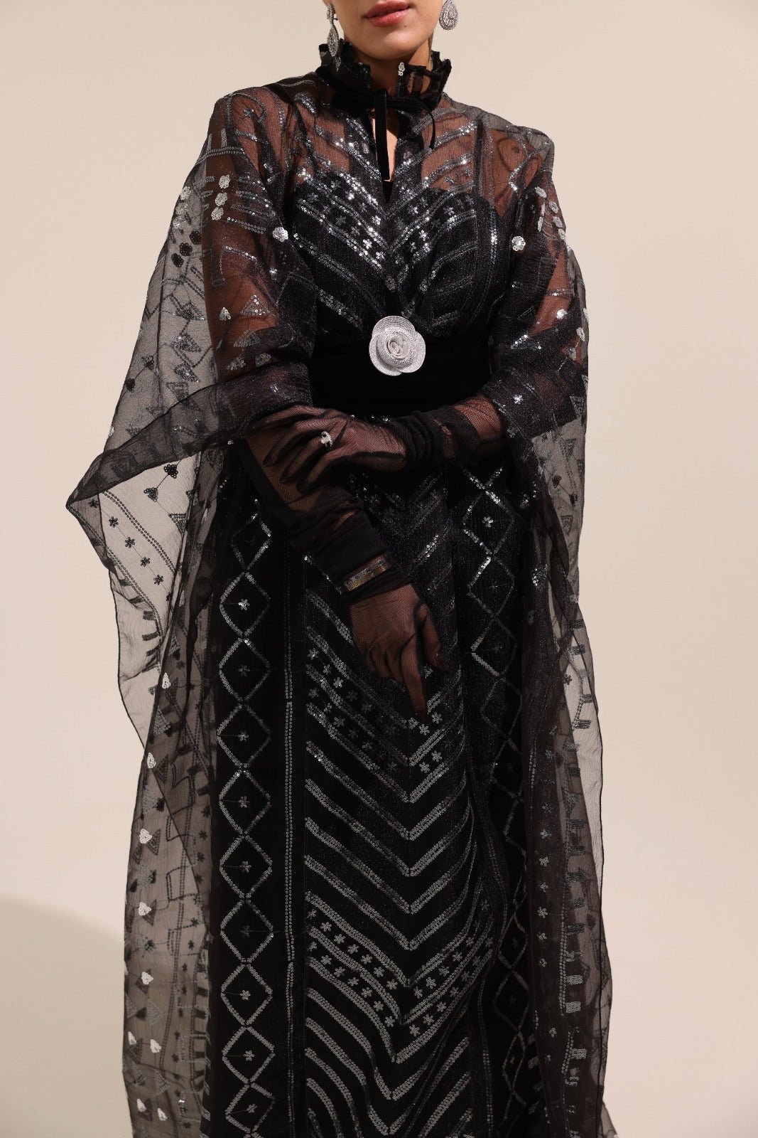 The Midnight Cipher Dress