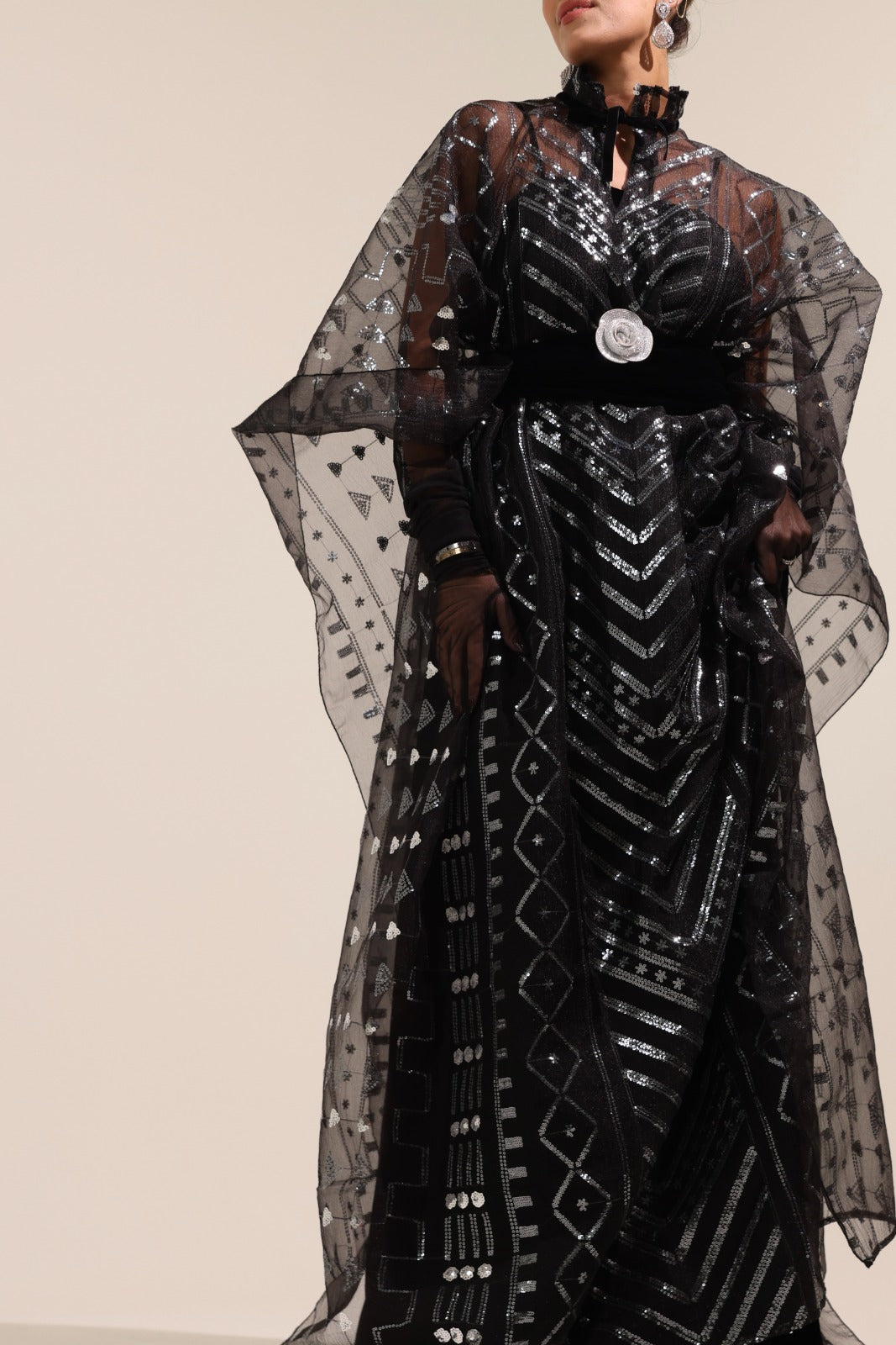 The Midnight Cipher Dress