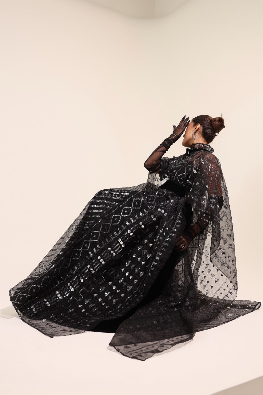 The Midnight Cipher Dress