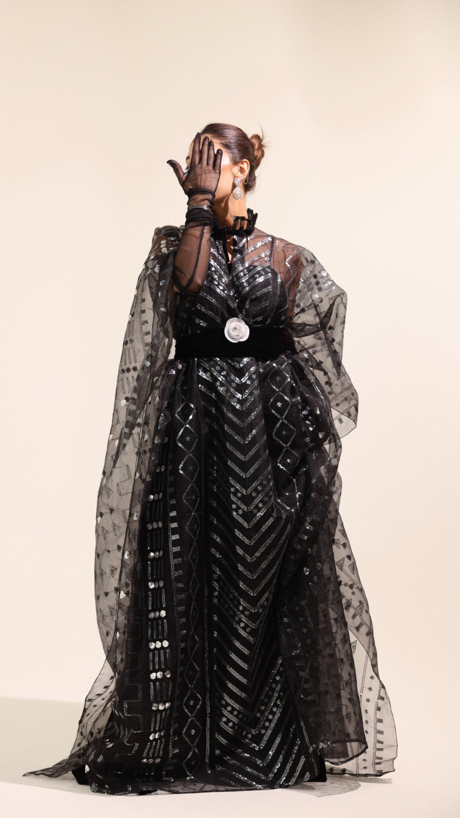 The Midnight Cipher Dress