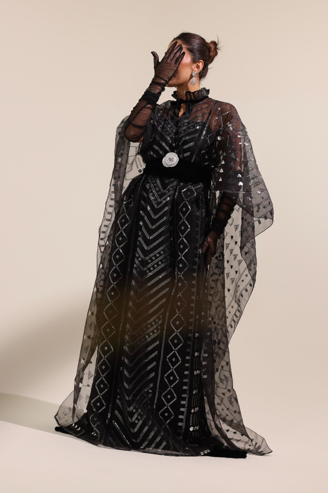 The Midnight Cipher Dress