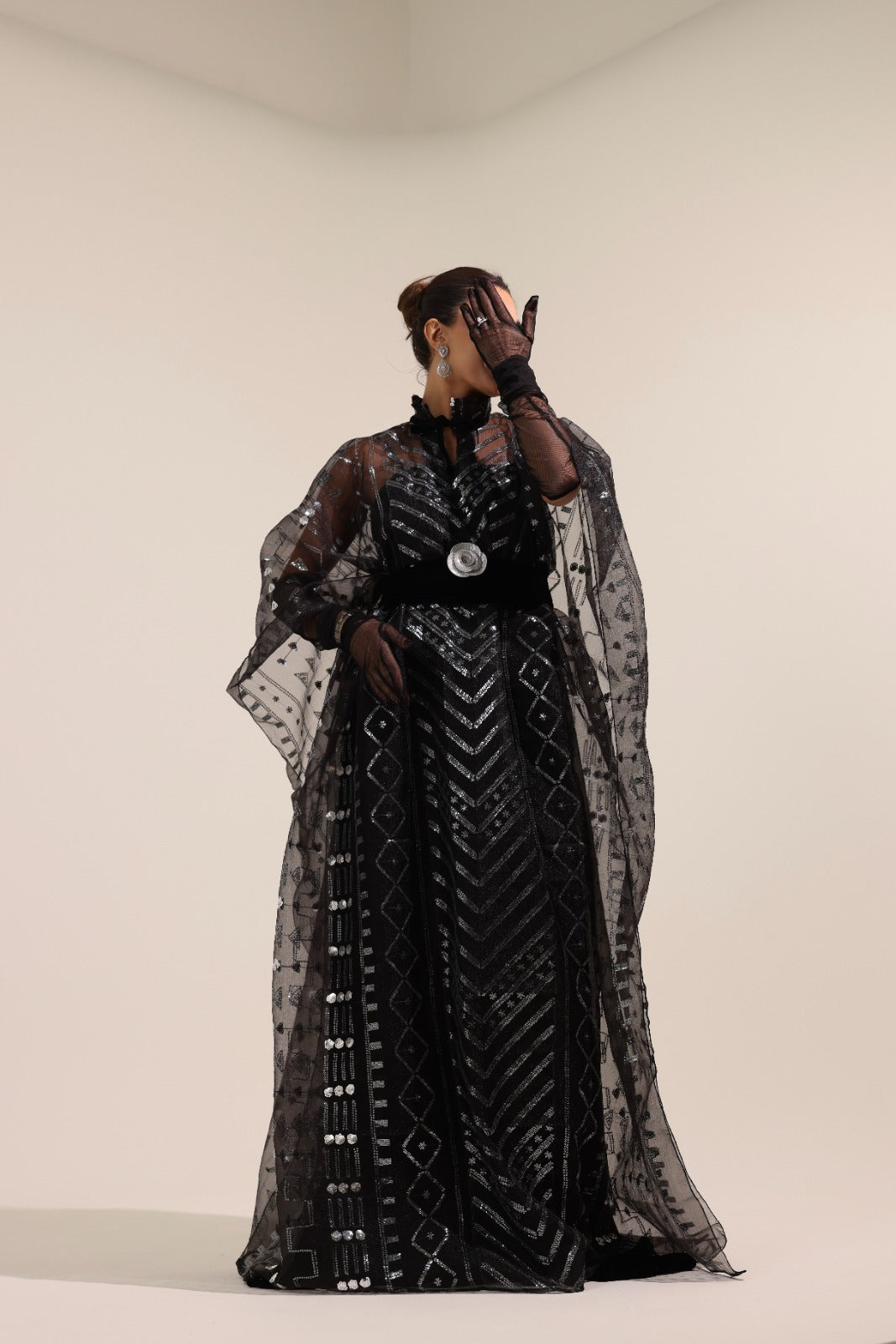 The Midnight Cipher Dress