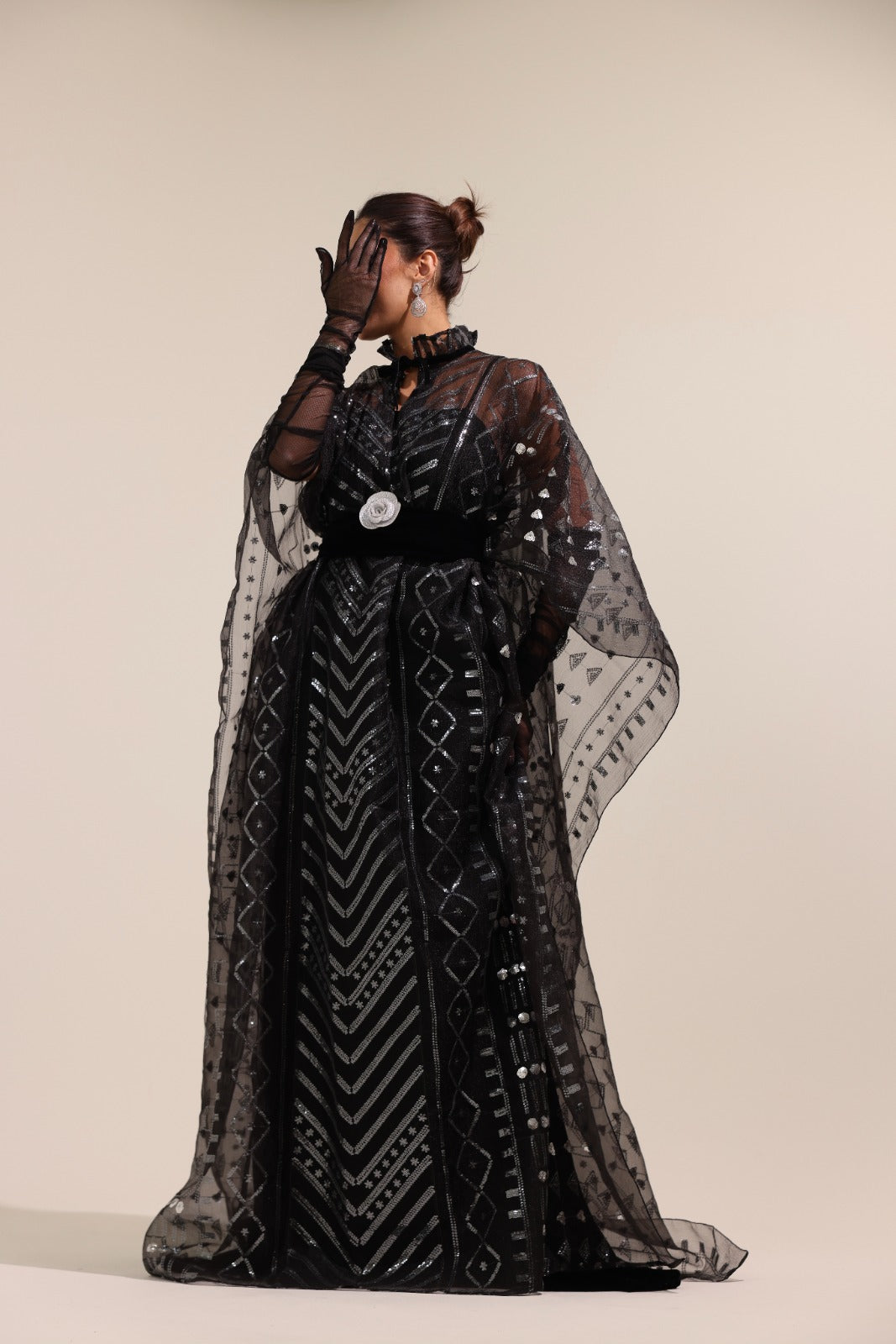 The Midnight Cipher Dress