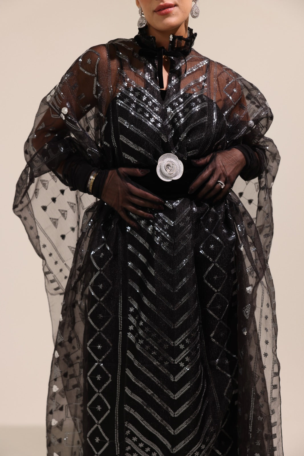 The Midnight Cipher Dress