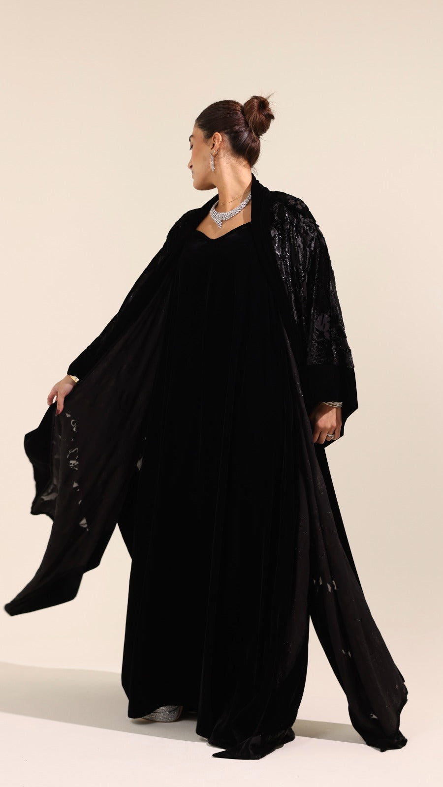 The Obsidian Veil Dress