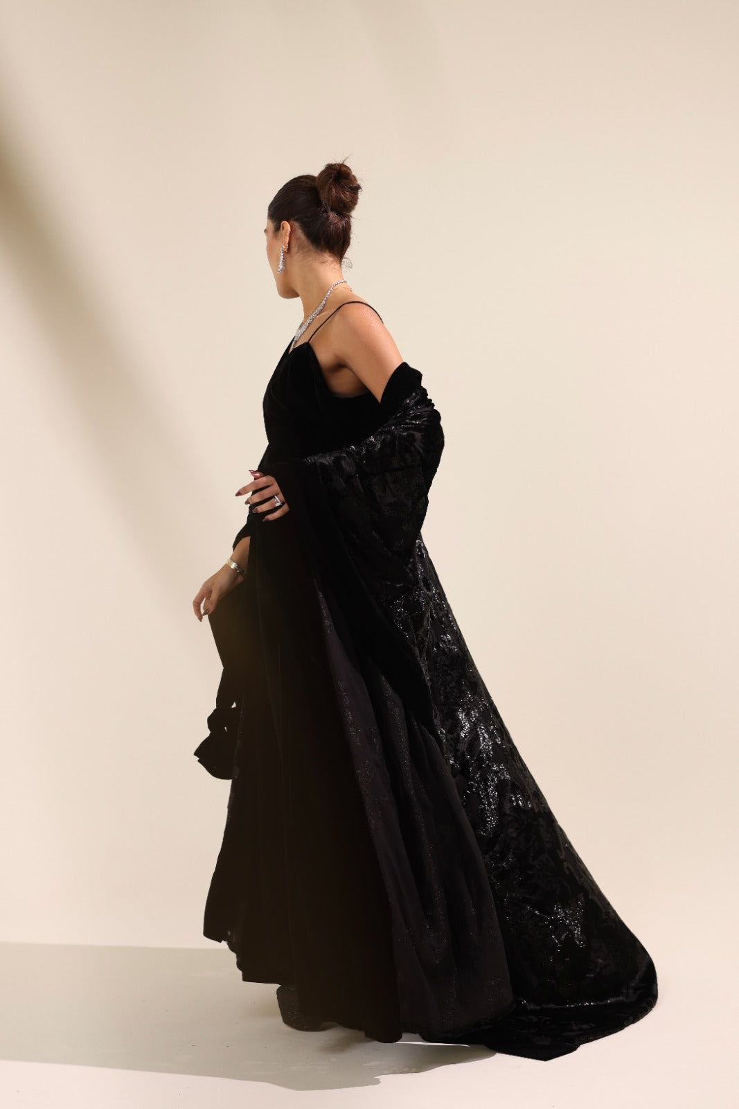 The Obsidian Veil Dress