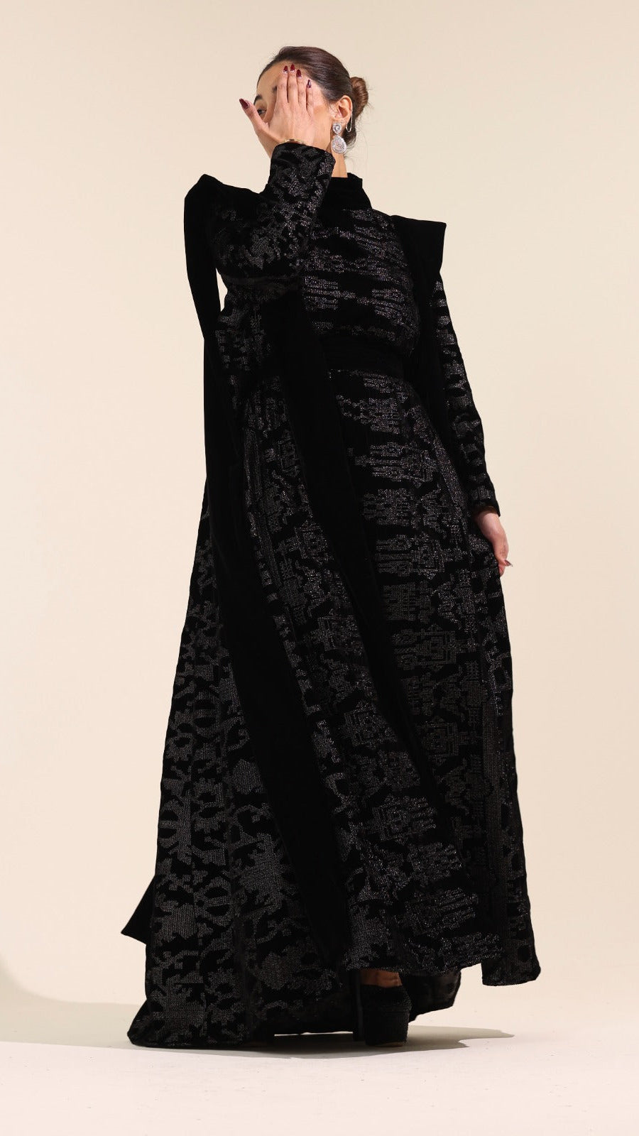 The Structured Shoulder Party Dress