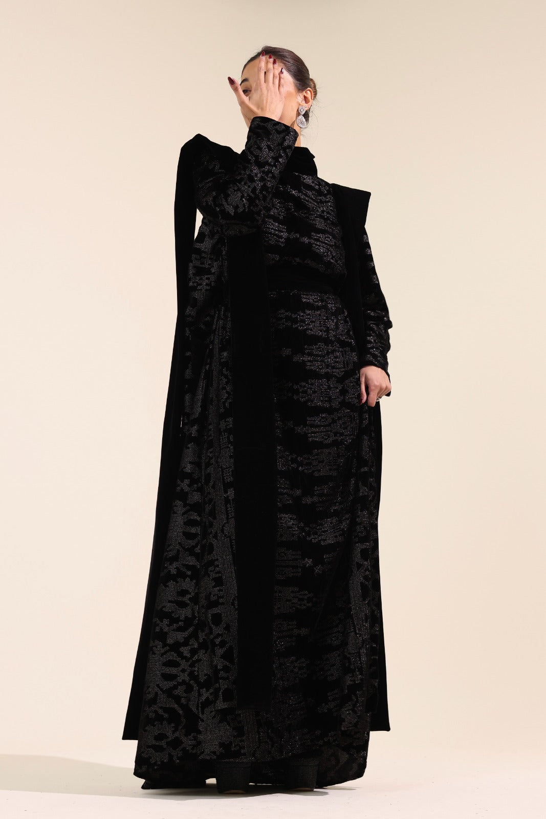 The Structured Shoulder Party Dress