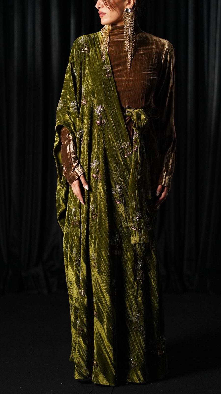 Autumn Empress Velvet Kaftan