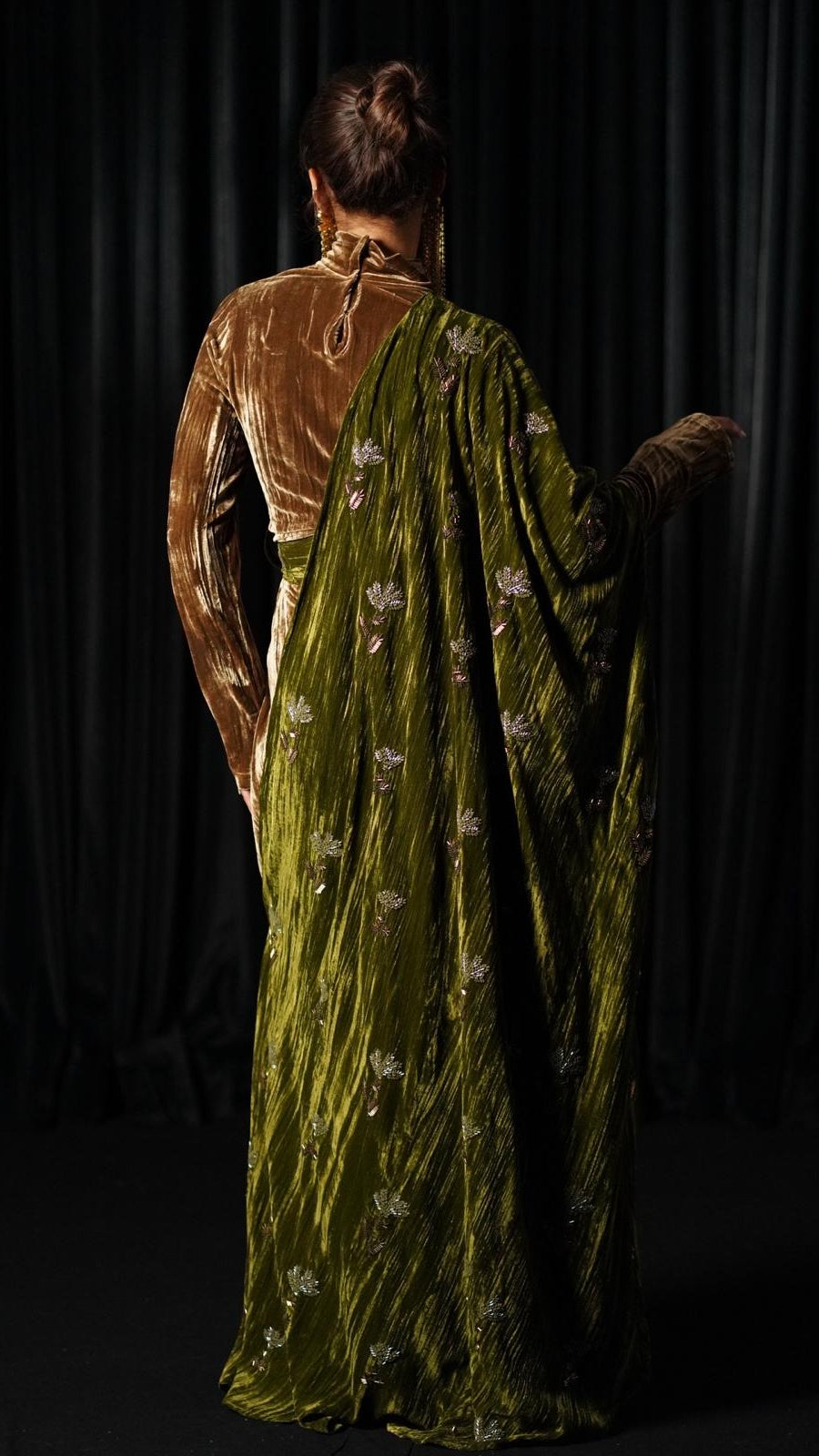 Autumn Empress Velvet Kaftan