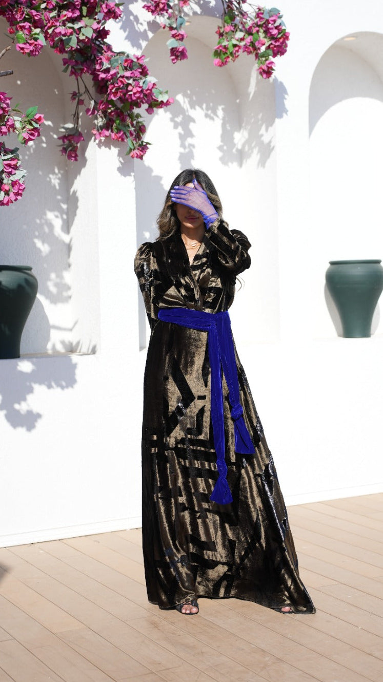 Cobalt Muse Evening Dress Kaftan