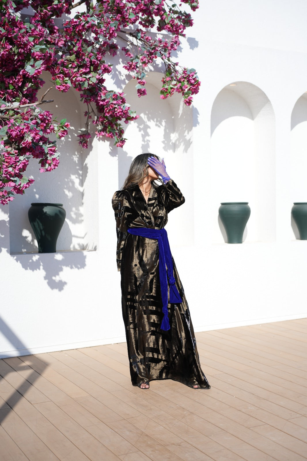 Cobalt Muse Evening Dress Kaftan