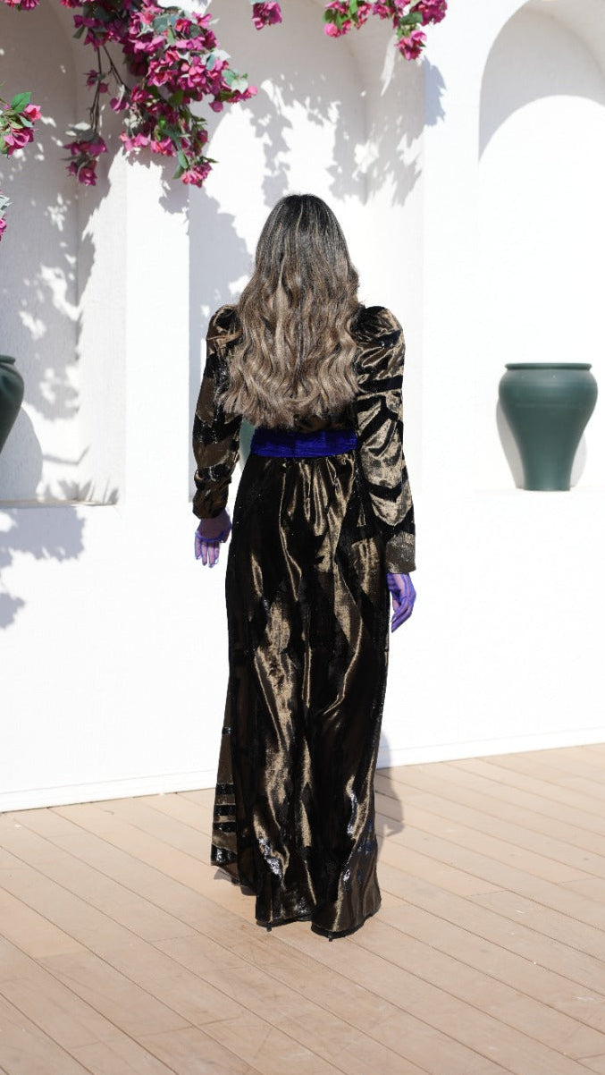 Cobalt Muse Evening Dress Kaftan