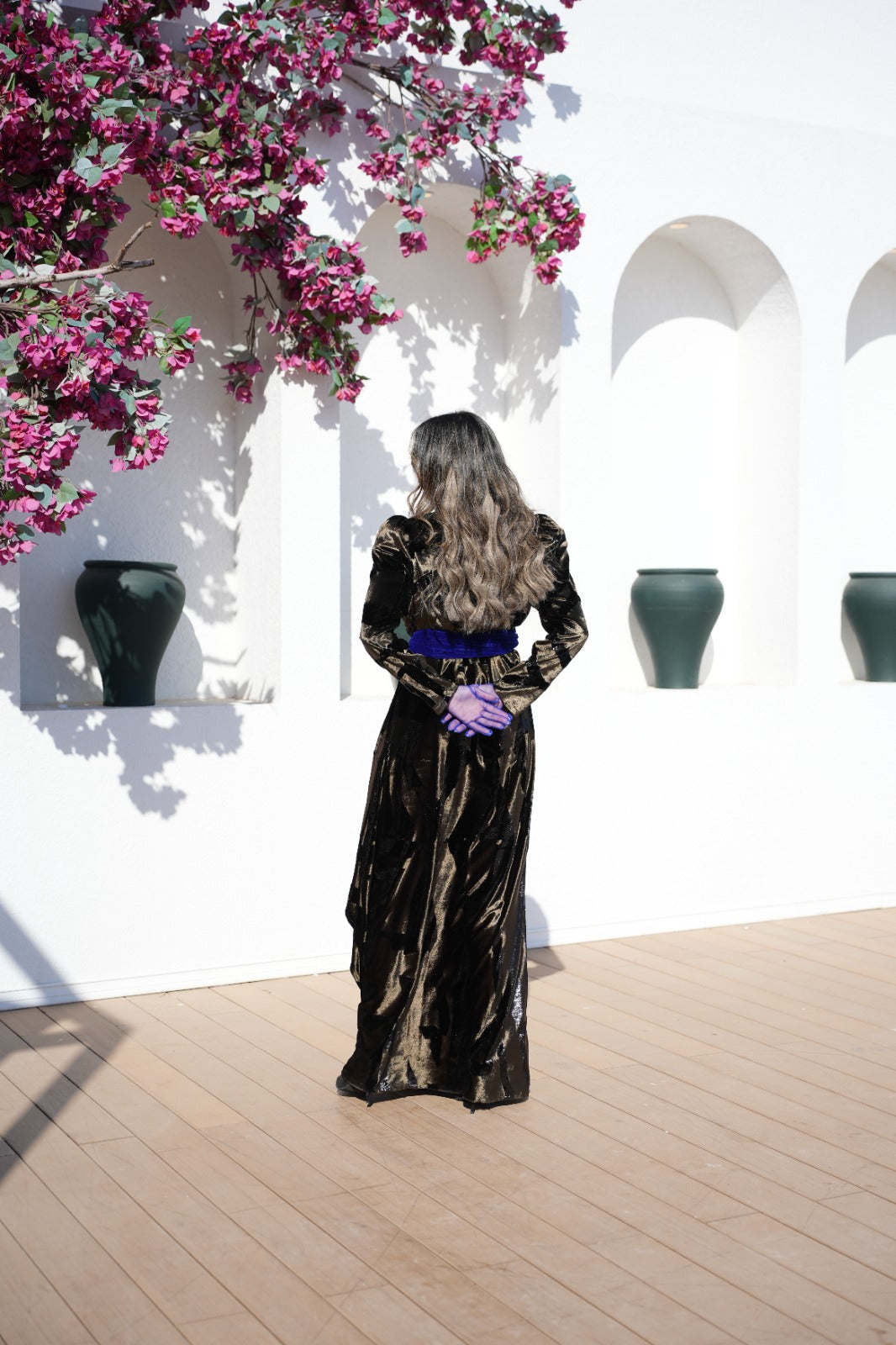 Cobalt Muse Evening Dress Kaftan
