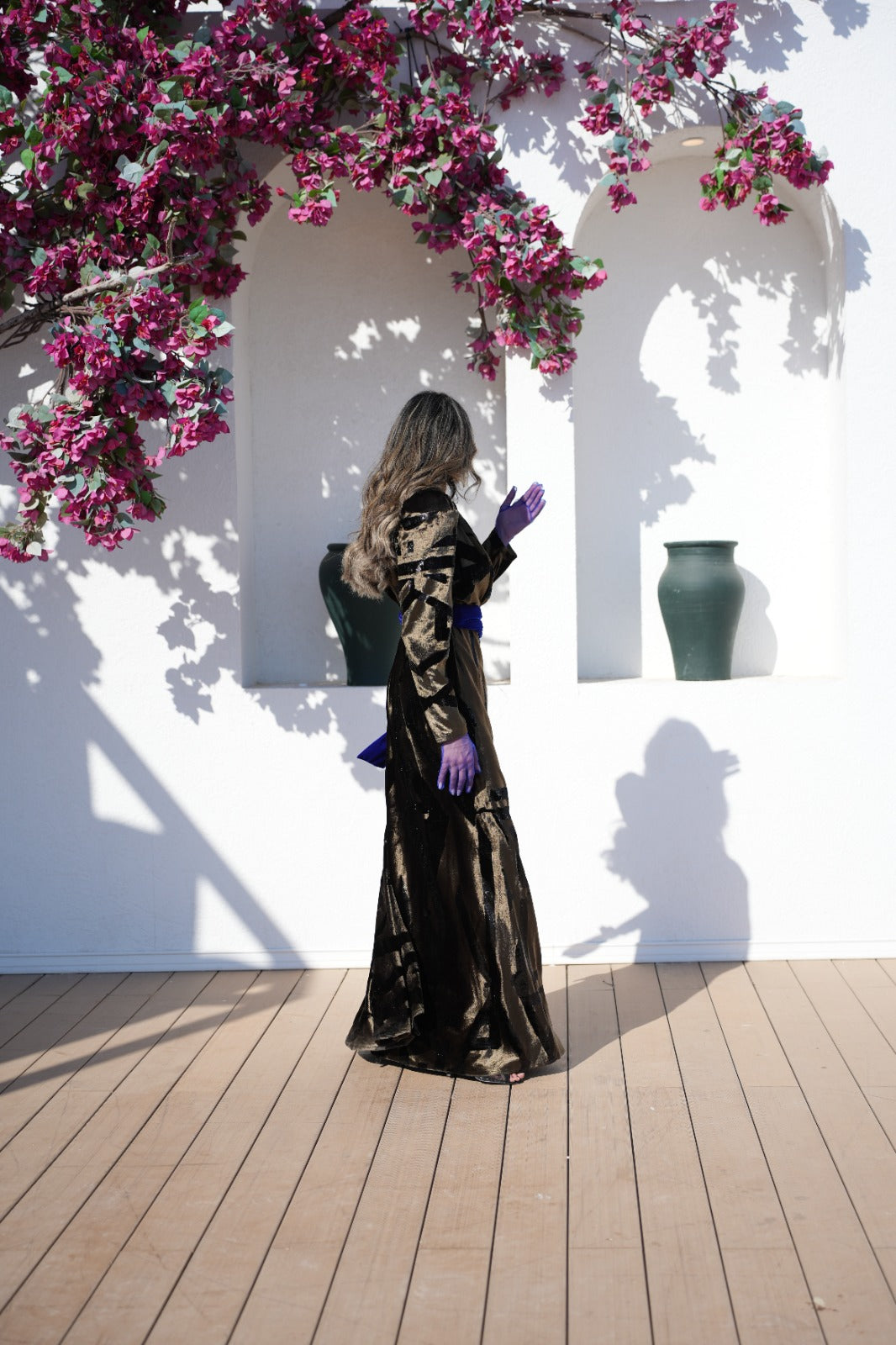 Cobalt Muse Evening Dress Kaftan