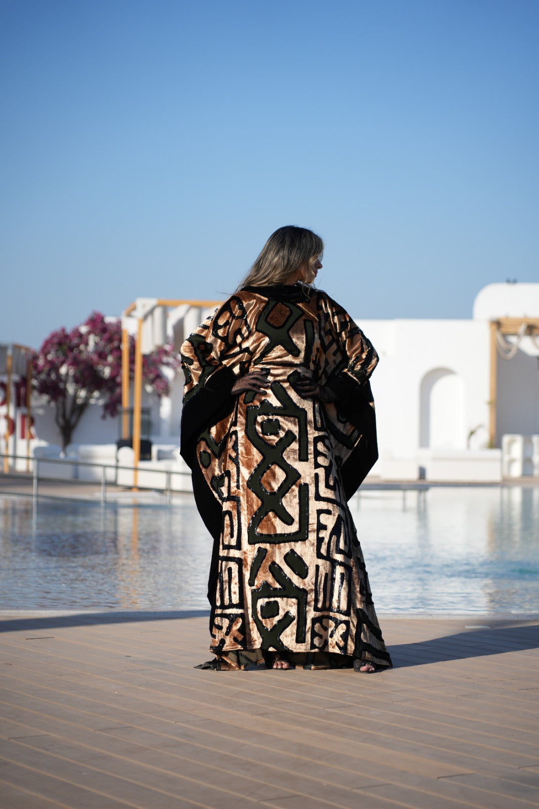 Golden Cipher Kaftan