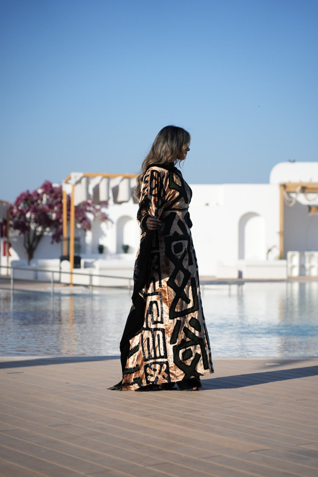 Golden Cipher Kaftan