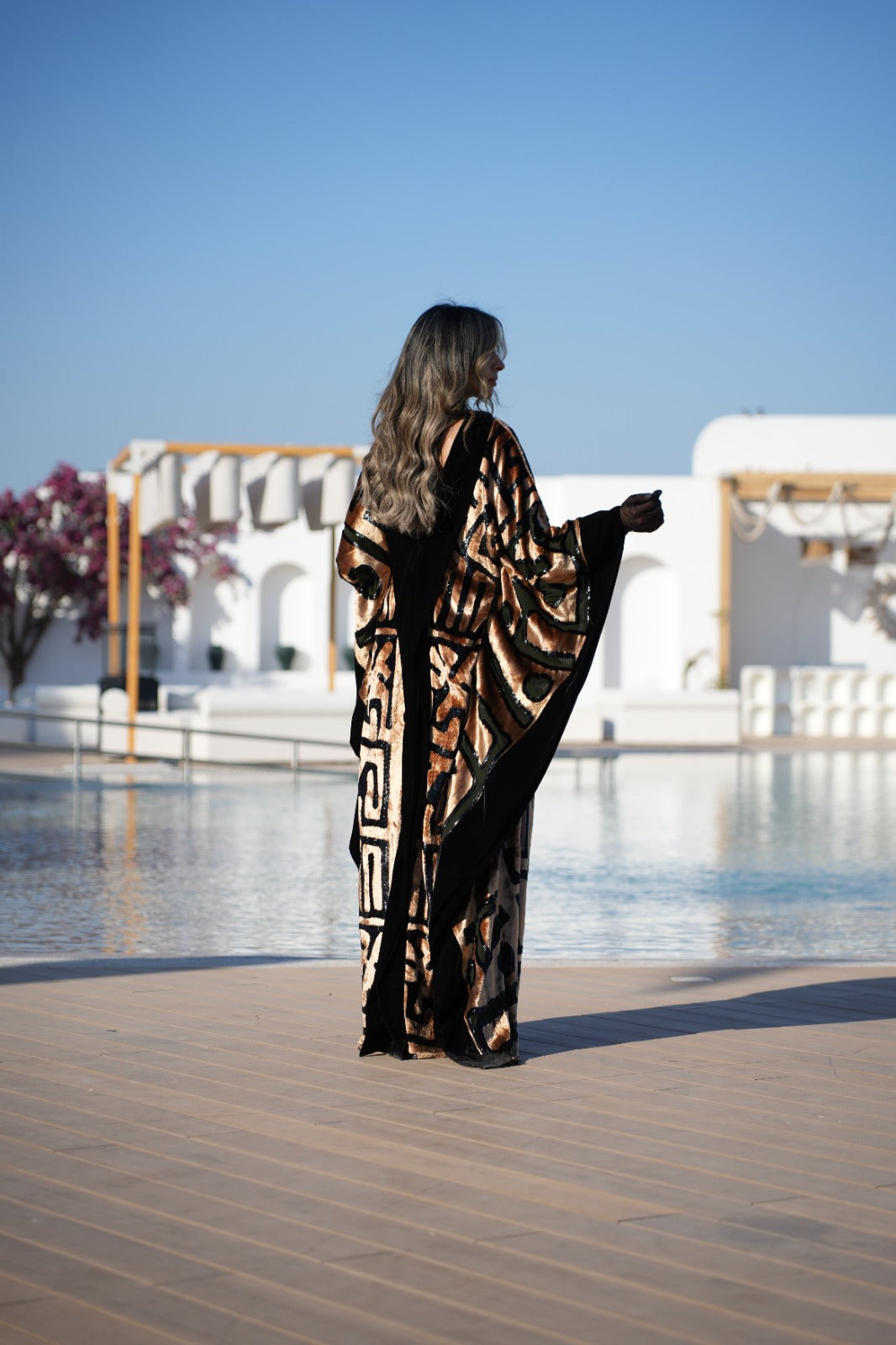 Golden Cipher Kaftan