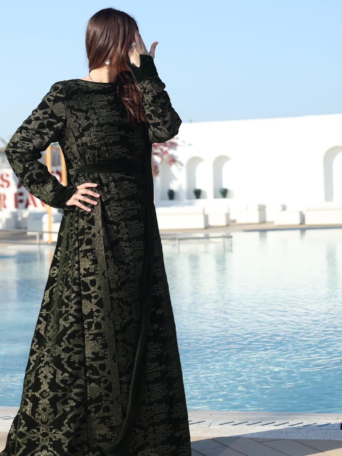 The Structured Shoulder Dress Kaftan