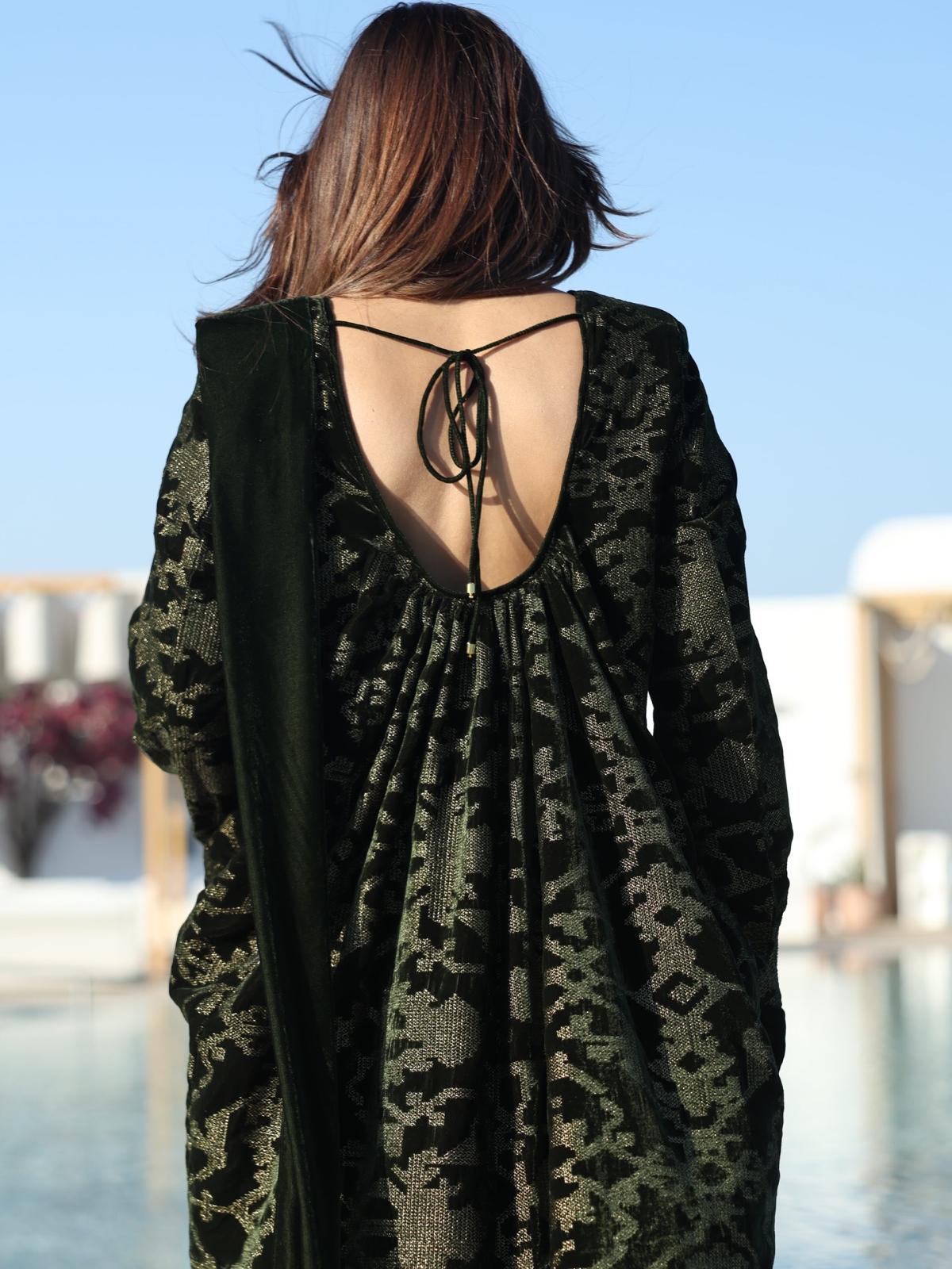 The Structured Shoulder Dress Kaftan