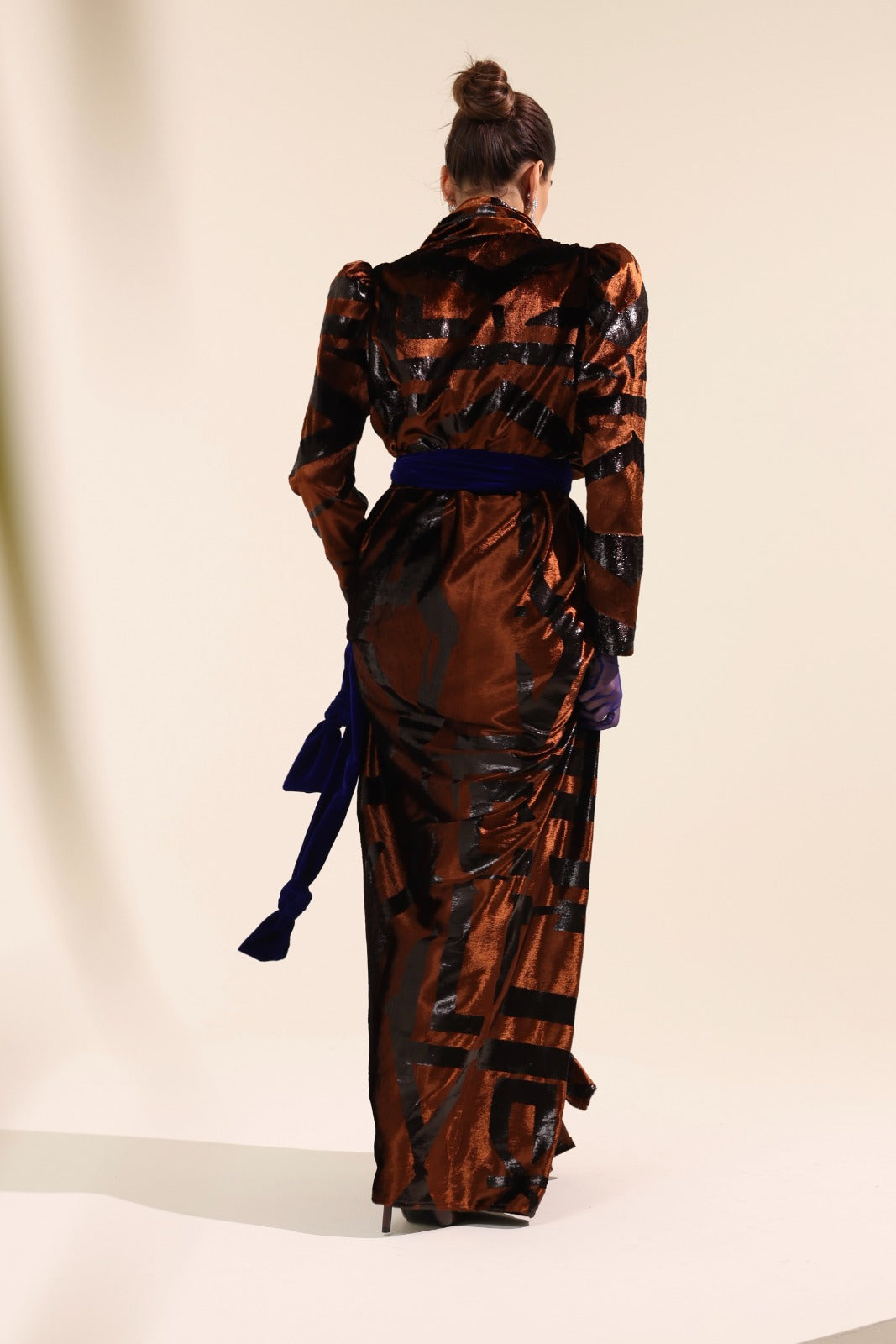 The Cobalt Muse Evening Dress