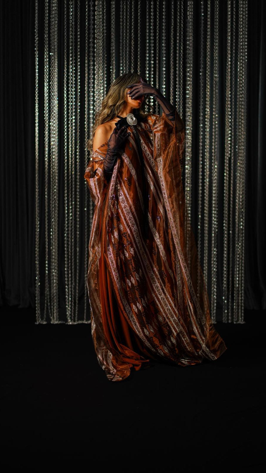 Sheer Overlay Kaftan