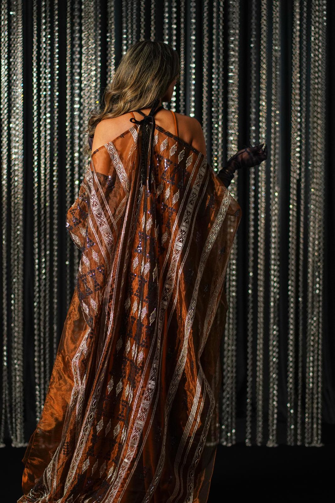 Sheer Overlay Kaftan