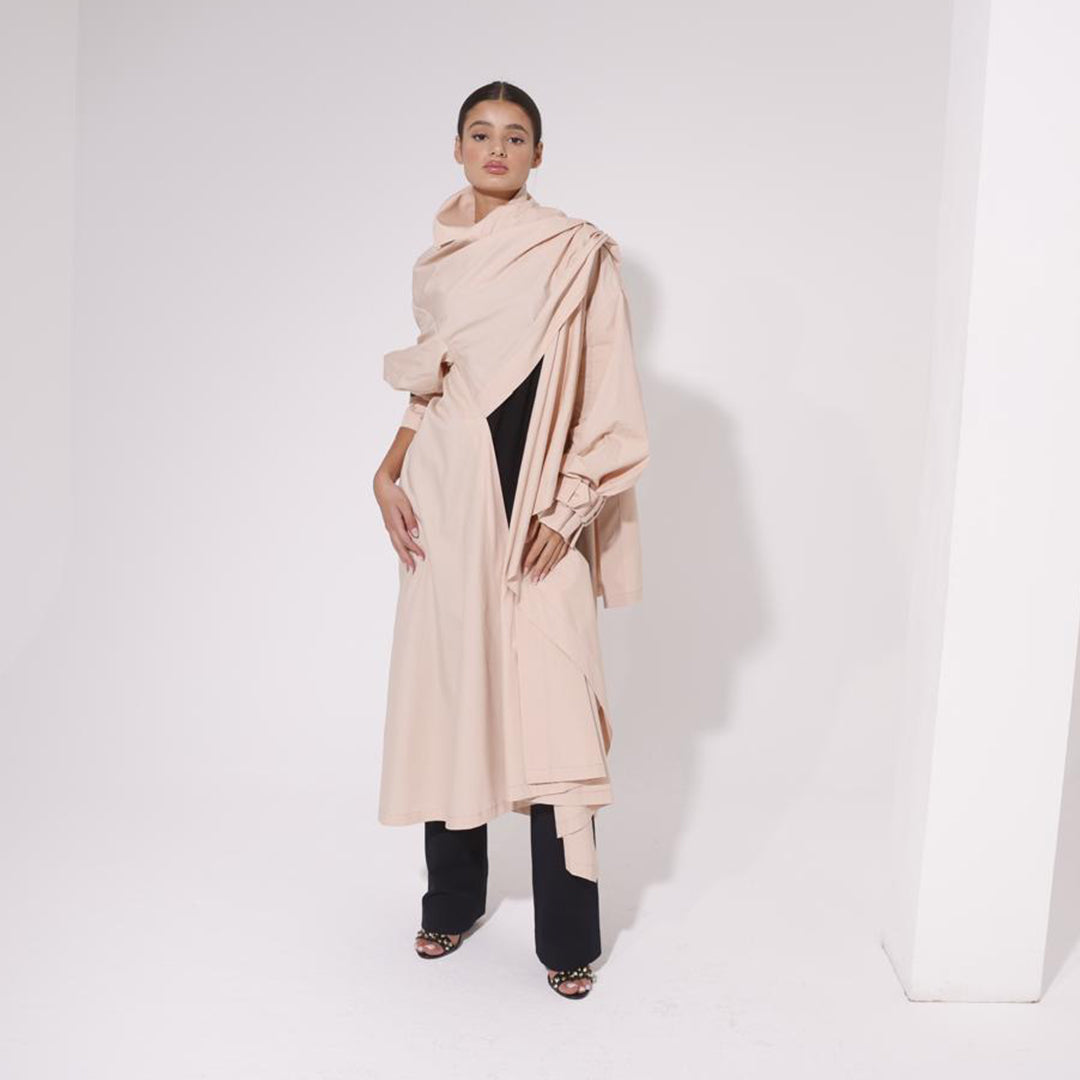 Long Poncho Dress