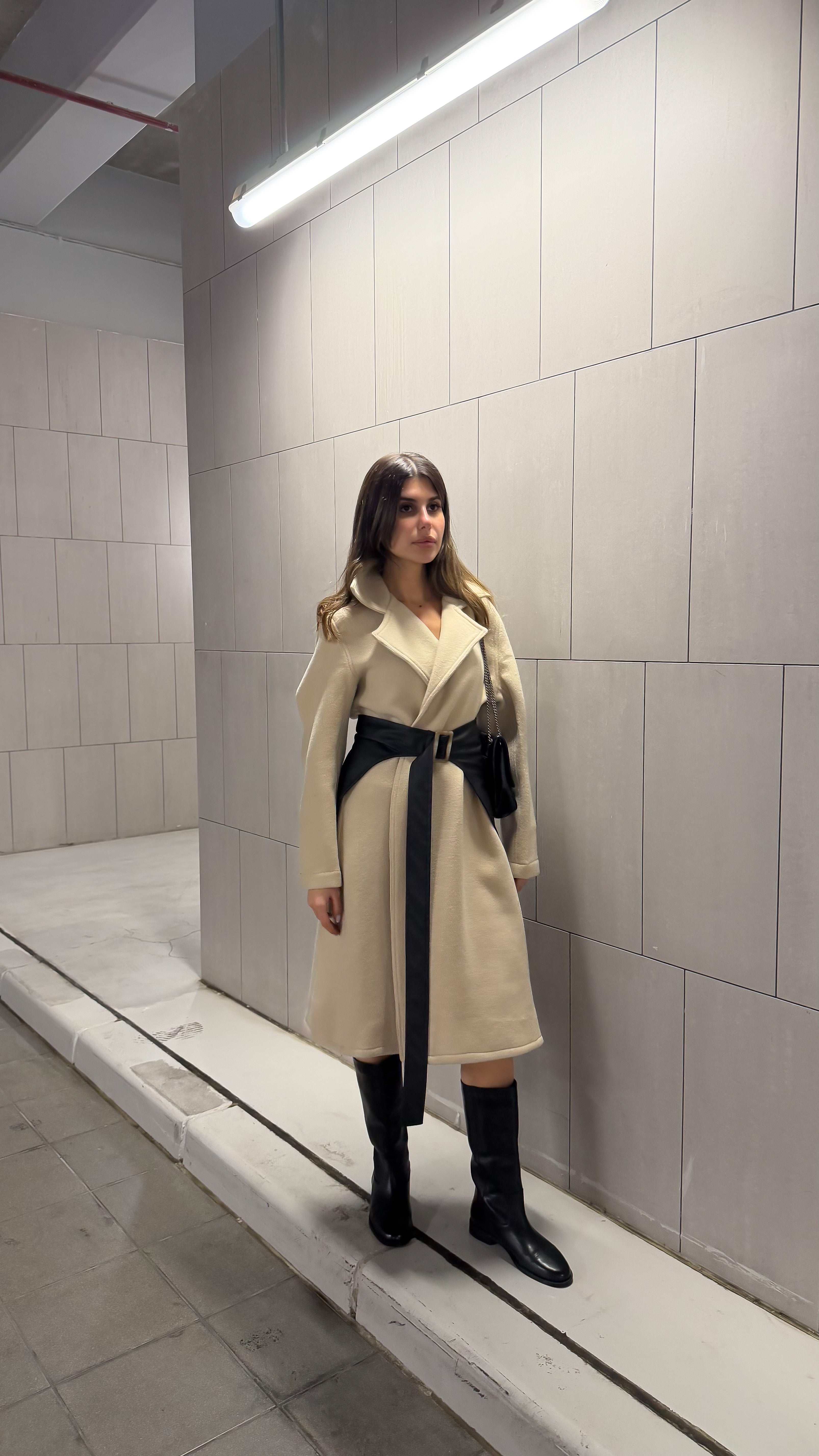 Mate by Code8 The Axis Belted Trench