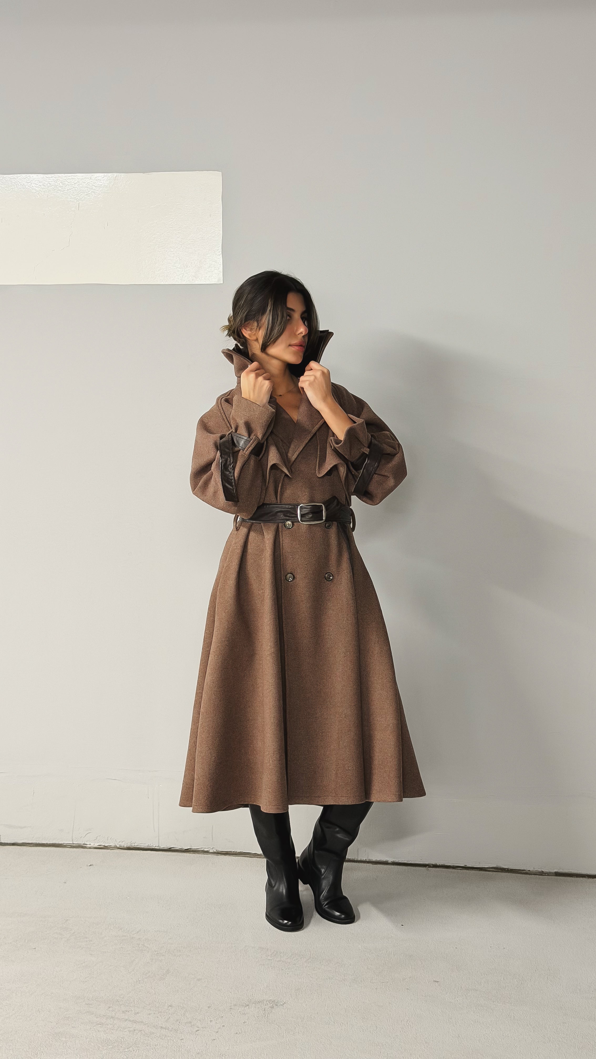 Mate By Code8 Mocha Muse Trench
