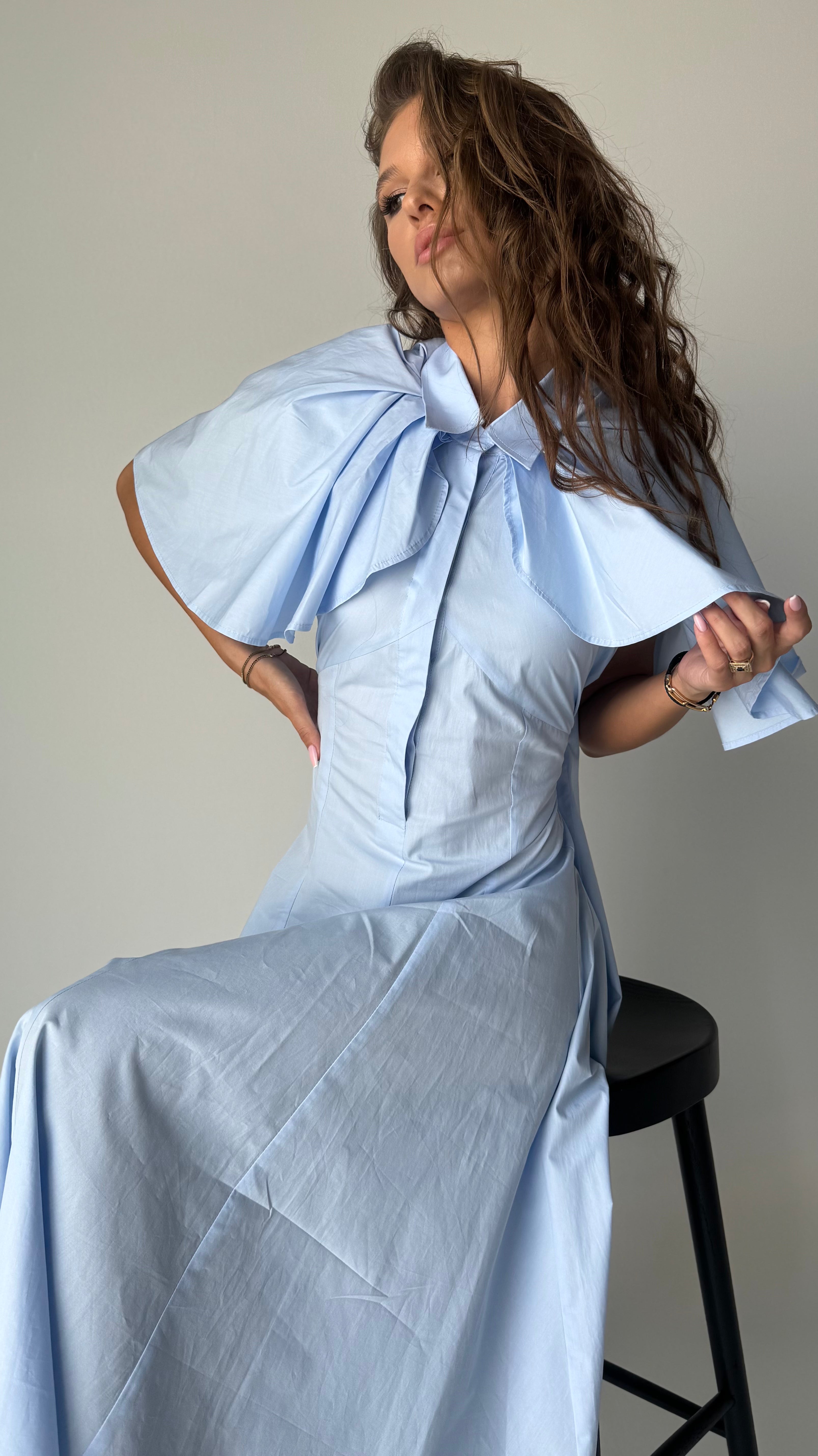 Mate by Code8 Wing - Shoulder Midi Dress