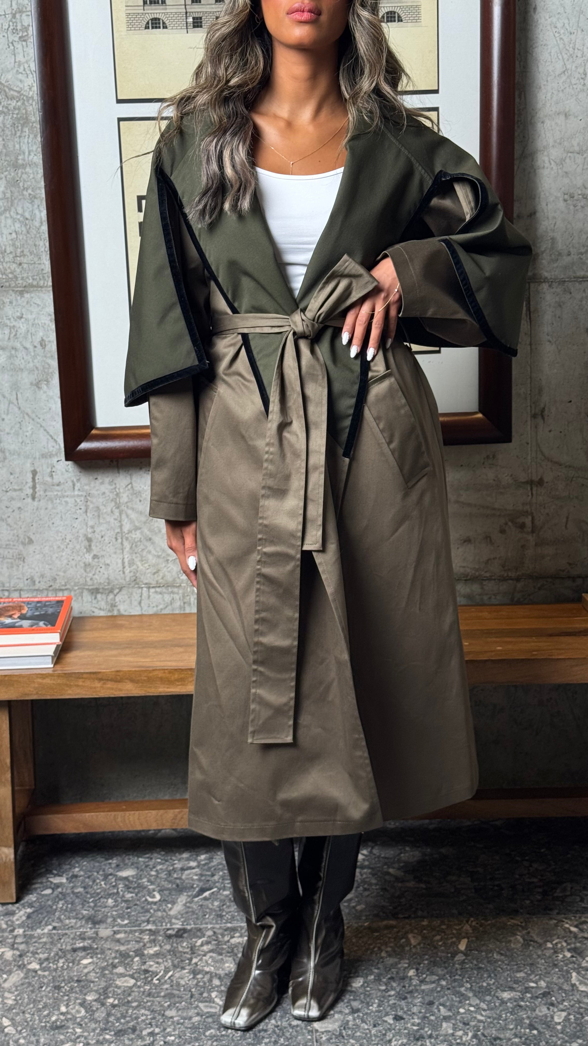 Mate by Code8 Shadow Regent Trench