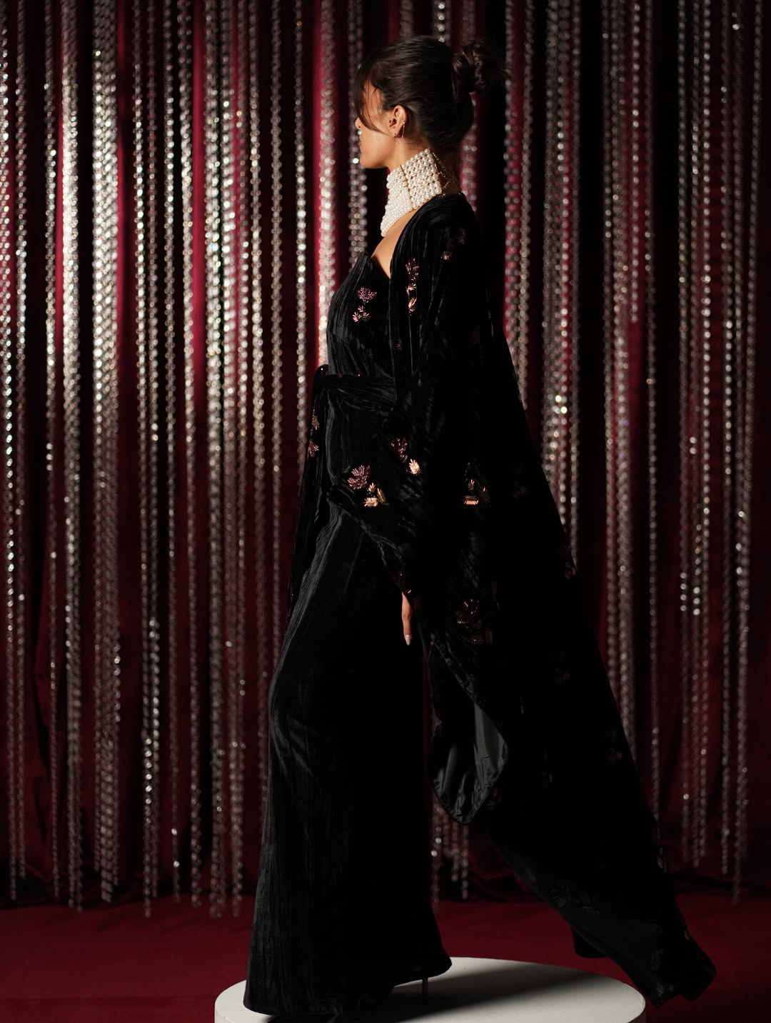 The Black Amber Set Kaftan