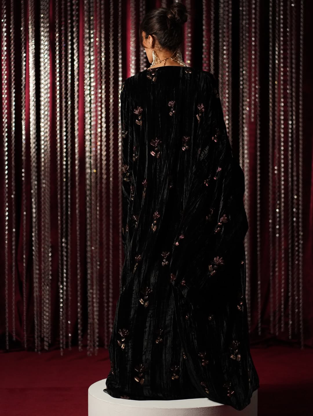 The Black Amber Set Kaftan