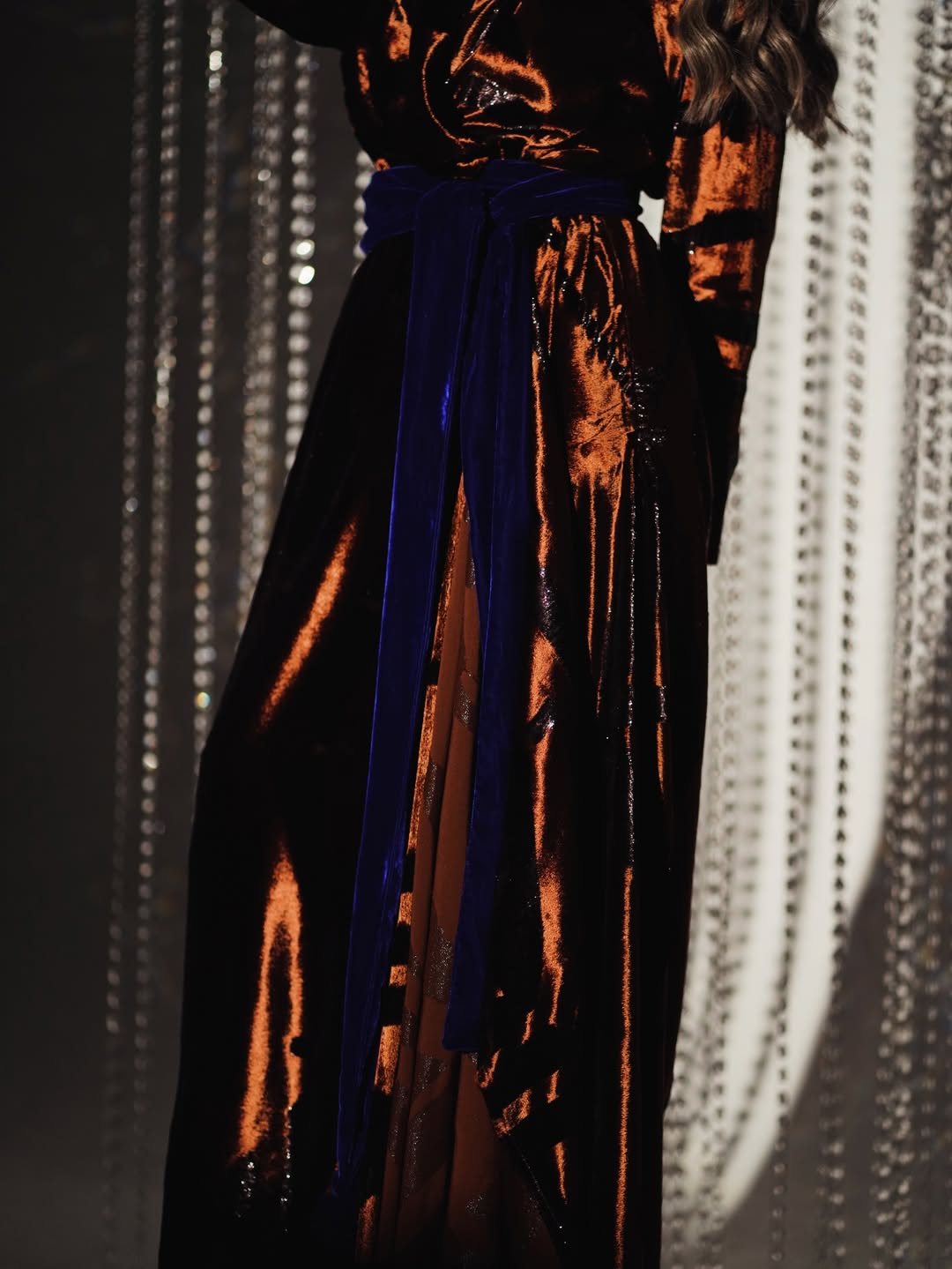 The Cobalt Muse Evening Kaftan