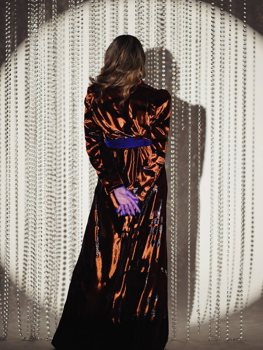 The Cobalt Muse Evening Kaftan