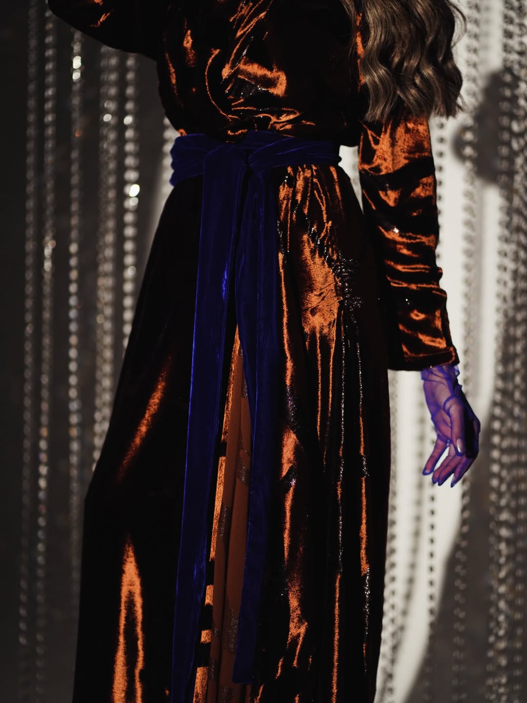 The Cobalt Muse Evening Kaftan